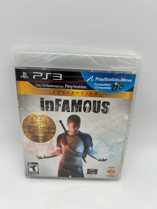 PiXEL-RETRO.COM : SONY PLAYSTATION 3 (PS3) COMPLET CIB BOX MANUAL GAME NTSC INFAMOUS & 2 COLLECTION