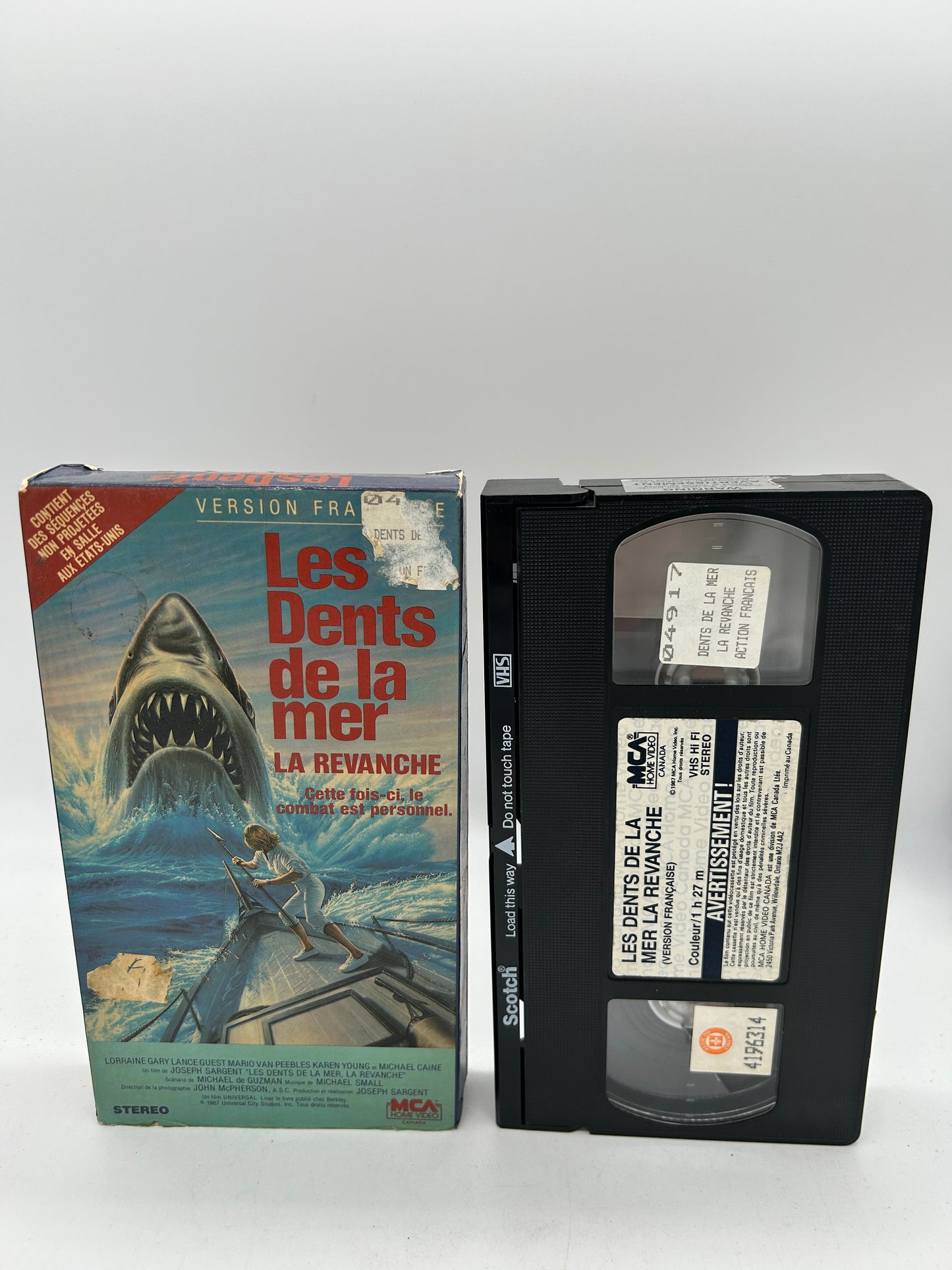 FiLM VHS FRANCAiS | LES DENTS DE LA MER LA REVANCHE [JAWS 2]