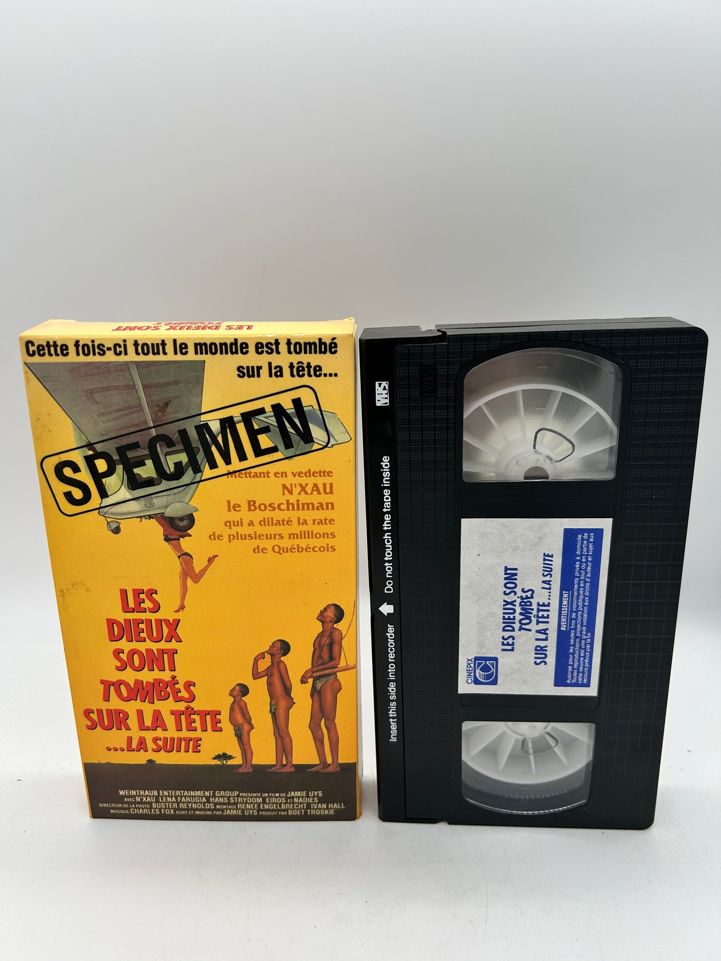 FiLM VHS FRANCAiS | LES DiEUX SONT TOMBES SUR LA TETE LA SUiTE 