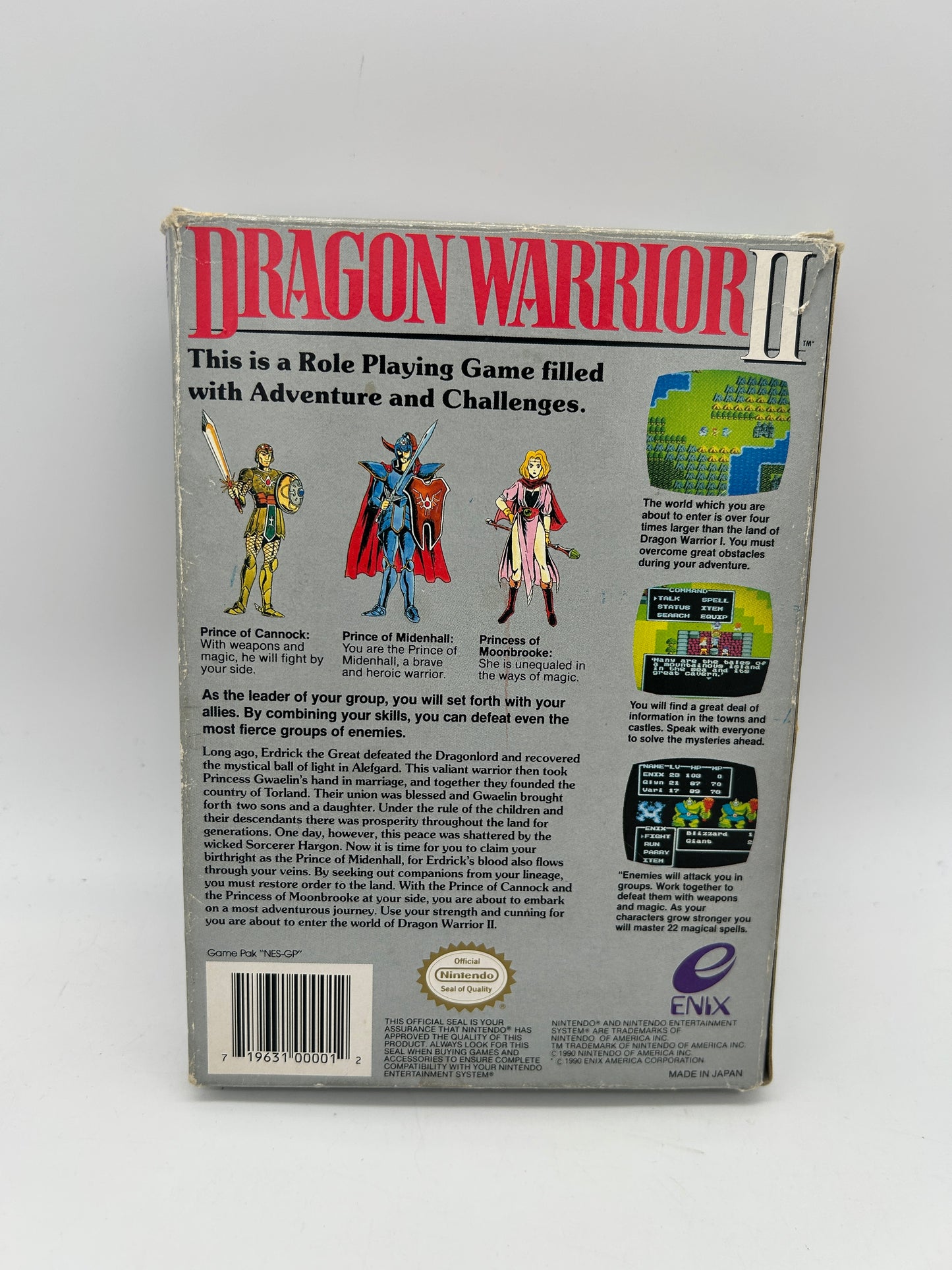 NiNTENDO [NES] ORiGiNAL | DRAGON WARRiOR II