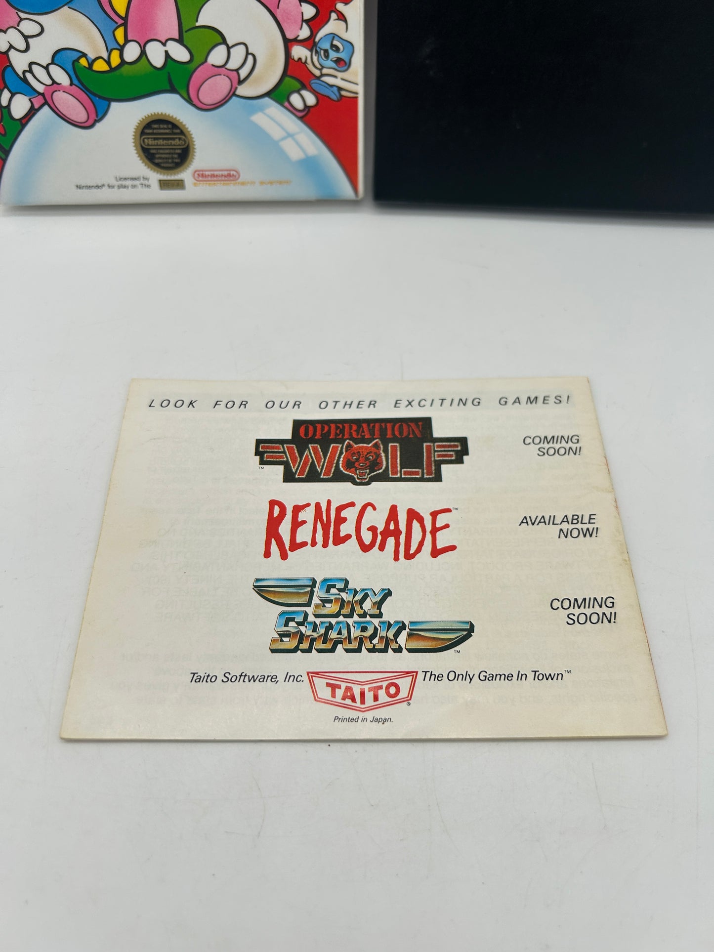 NiNTENDO [NES] ORiGiNAL | BUBBLE BOBBLE