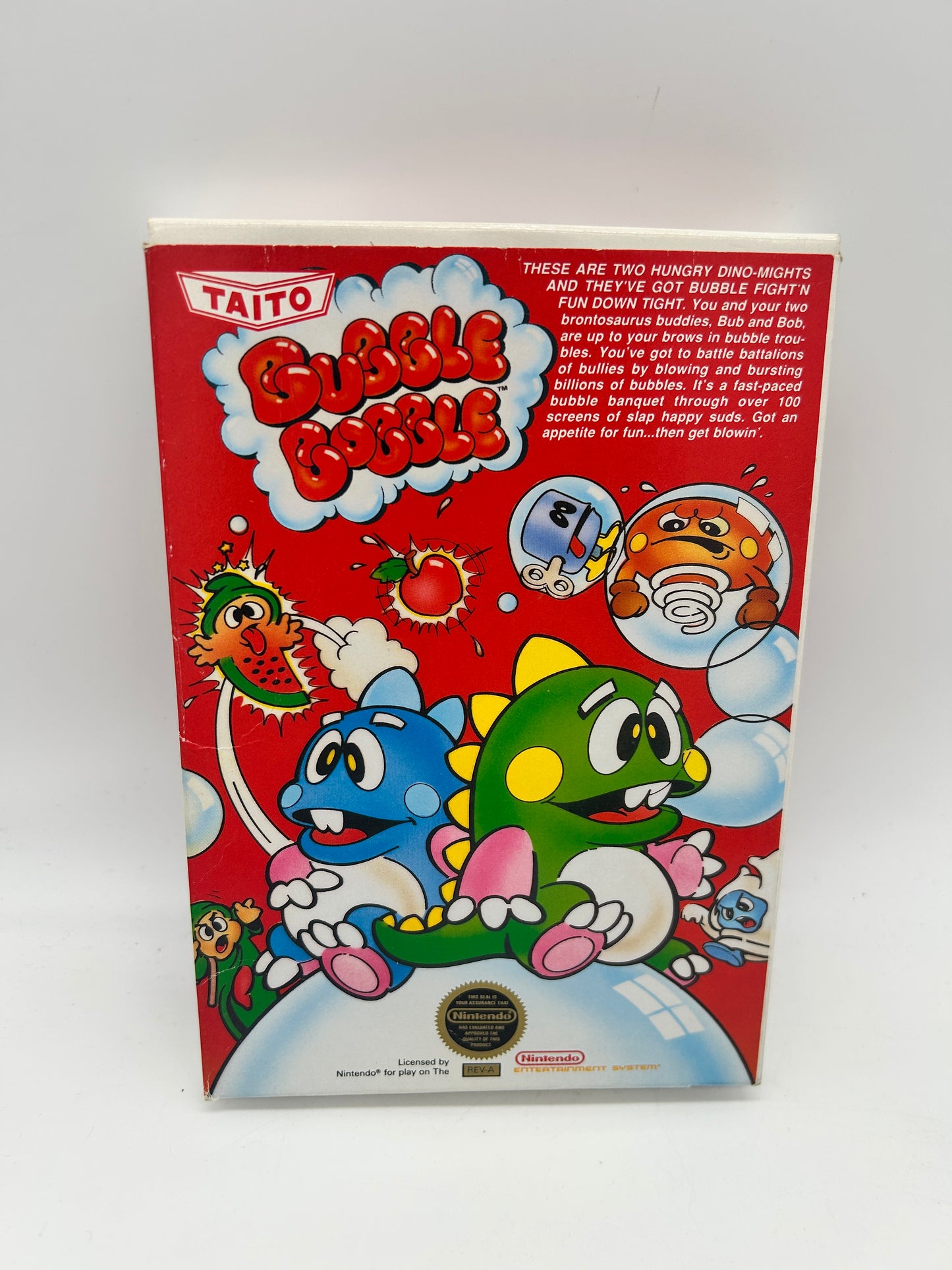 NiNTENDO [NES] ORiGiNAL | BUBBLE BOBBLE