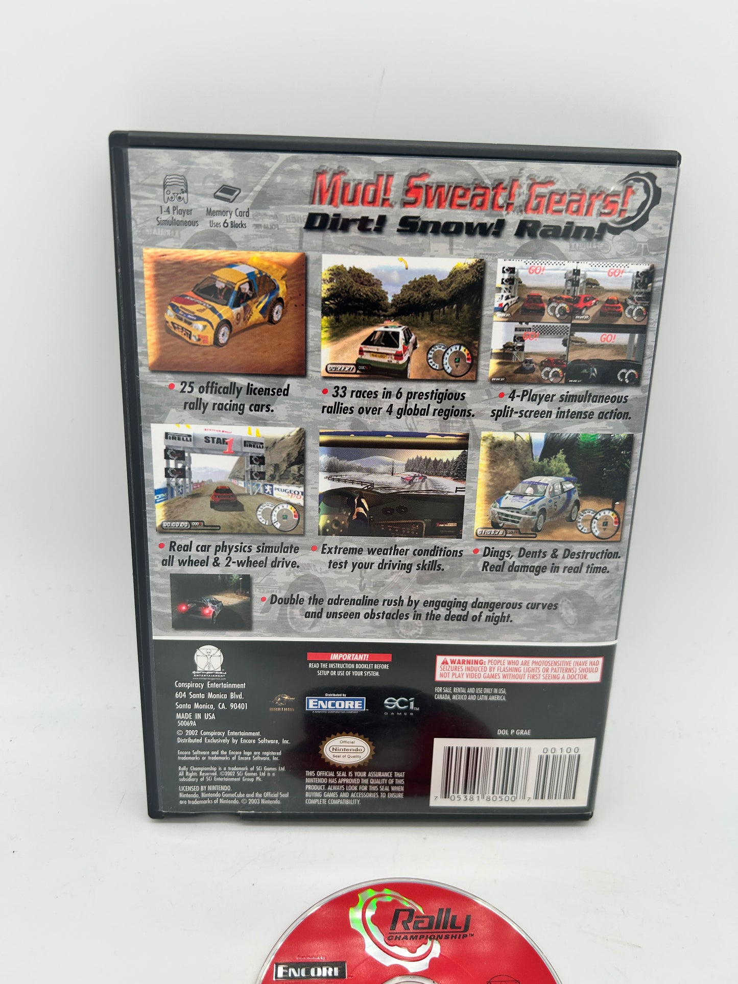 NiNTENDO GAMECUBE [NGC] | RALLY CHAMPiONSHiP