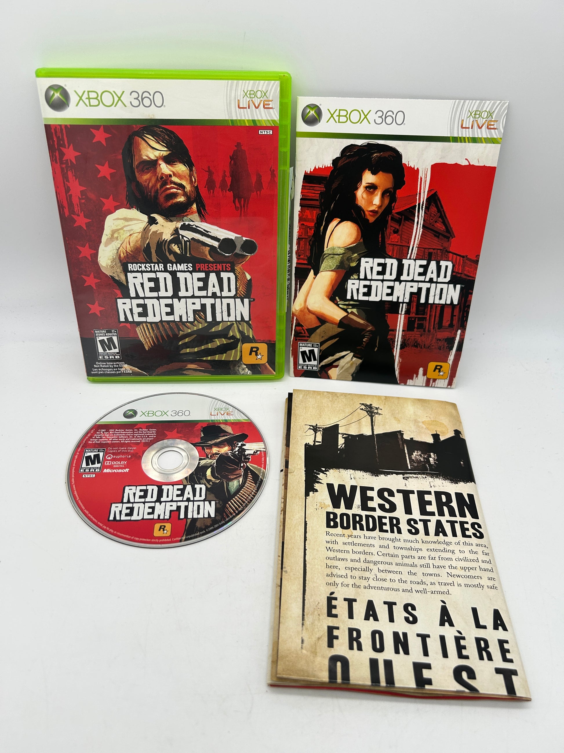 PiXEL-RETRO.COM : MICROSOFT XBOX 360 COMPLETE CIB BOX MANUAL GAME NTSC RED DEAD REDEMPTION