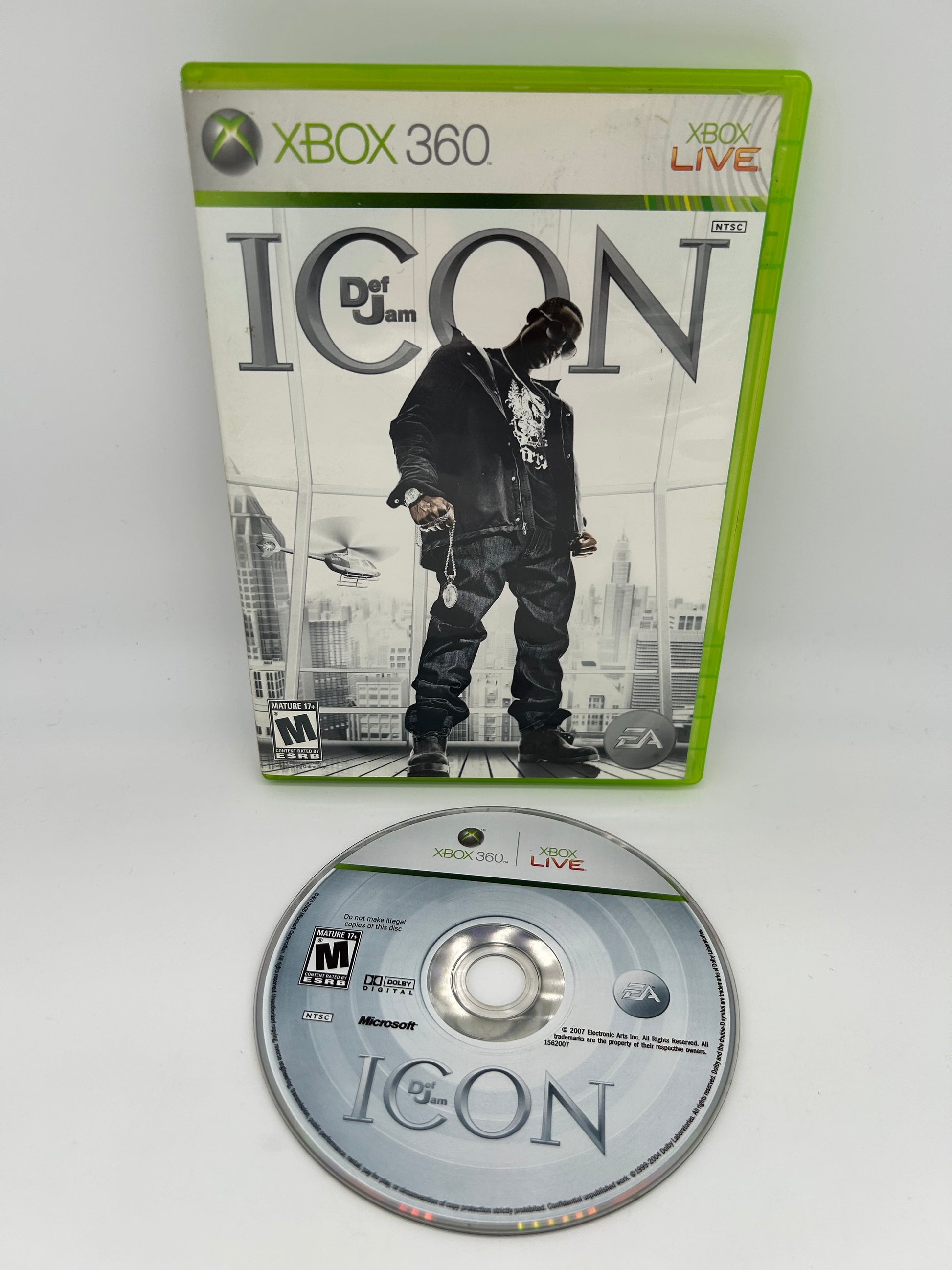 PiXEL-RETRO.COM : MICROSOFT XBOX 360 COMPLETE CIB BOX MANUAL GAME NTSC DEF JAM ICON