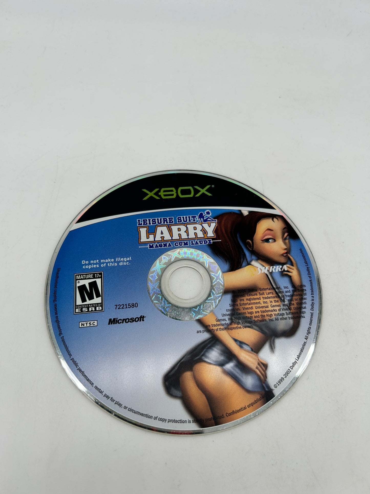 PiXEL-RETRO.COM : MICROSOFT XBOX COMPLETE CIB BOX MANUAL GAME NTSC LEISURE SUIT LARRY MAGNA CUM LAUDE