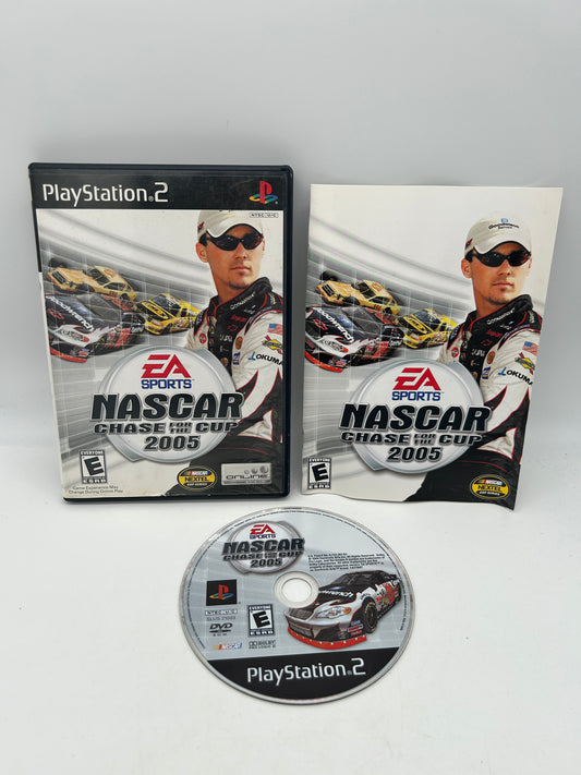 PiXEL-RETRO.COM : SONY PLAYSTATION 2 (PS2) COMPLET CIB BOX MANUAL GAME NTSC NASCAR CHASE FOR THE CUP 2005