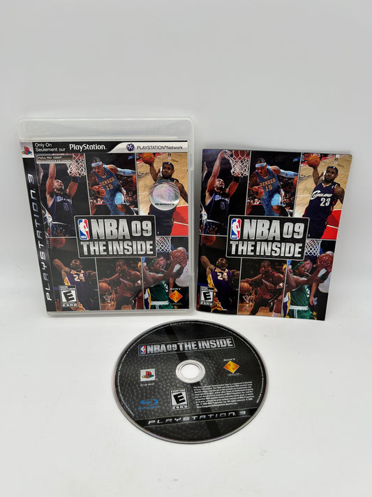 PiXEL-RETRO.COM : SONY PLAYSTATION 3 (PS3) COMPLET CIB BOX MANUAL GAME NTSC NBA 09 THE INSIDE
