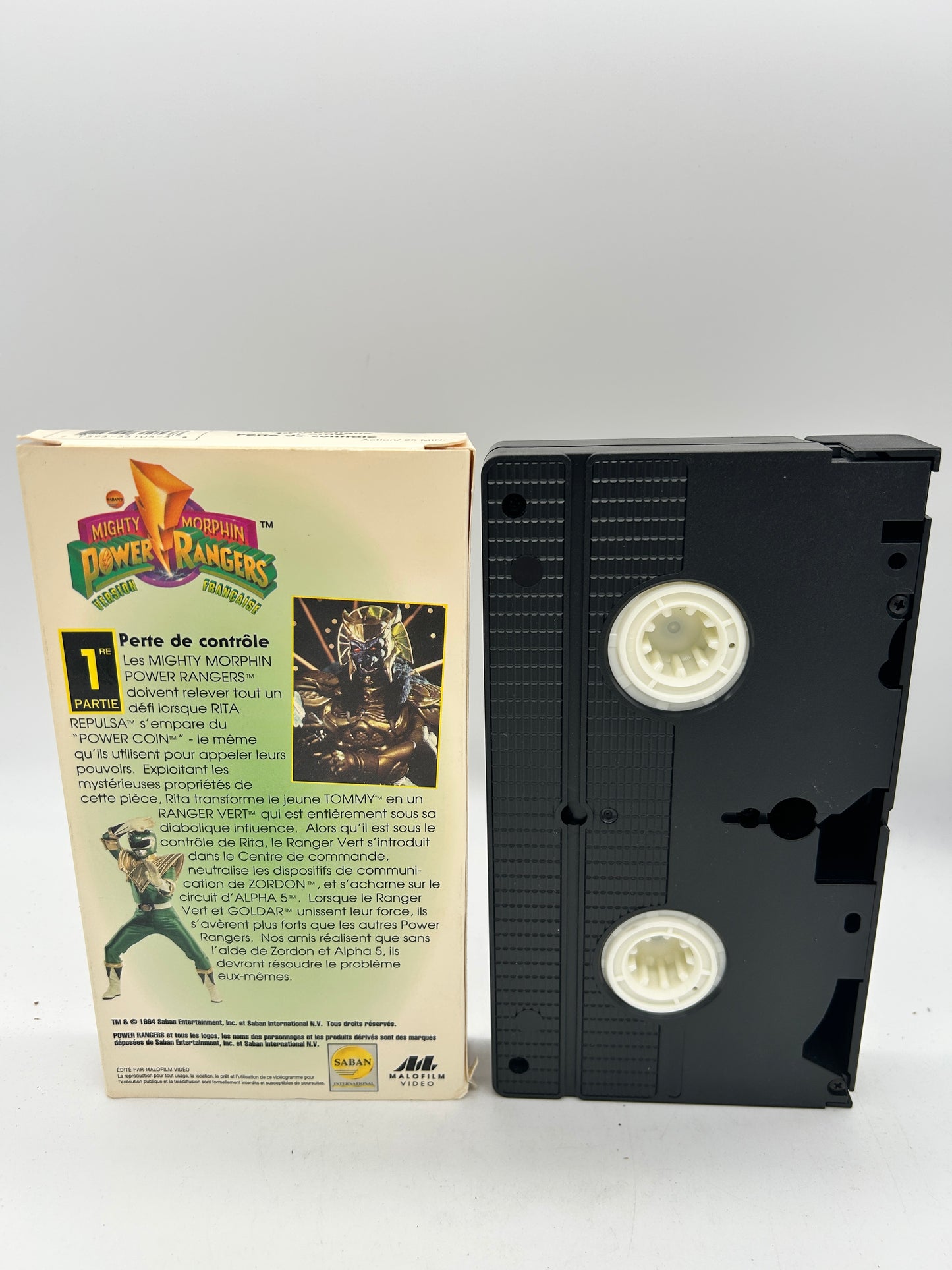 FiLM VHS FRANCAiS | MiGHTY MORPHiN POWER RANGERS PERTE DE CONTROLE 1ER PARTiE