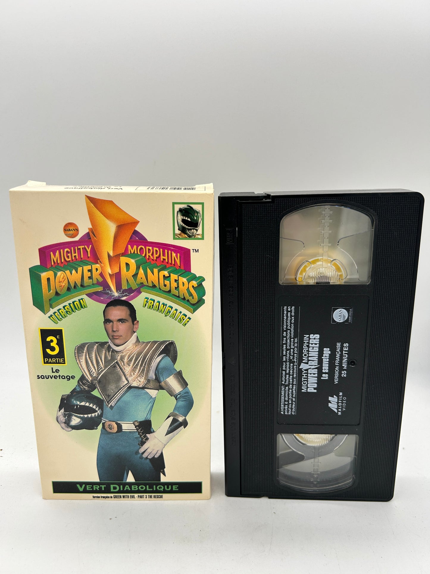 FiLM VHS FRANCAiS | MiGHTY MORPHiN POWER RANGERS LE SAUVETAGE 3E PARTiE