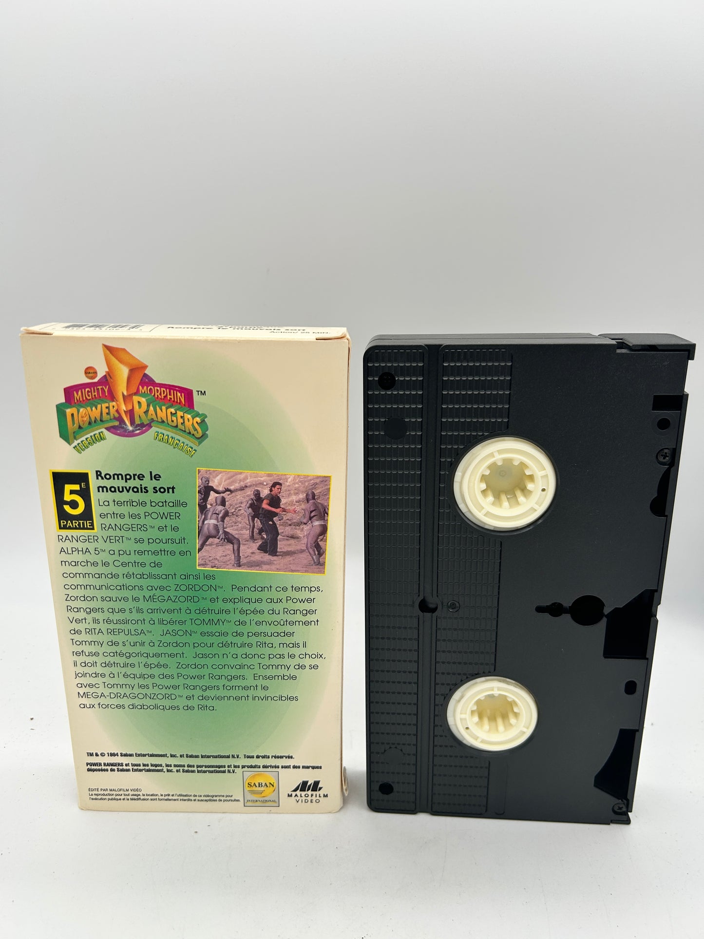FiLM VHS FRANCAiS | MiGHTY MORPHiN POWER RANGERS ROMPRE LE MAUVAiS SORT 5E PARTiE