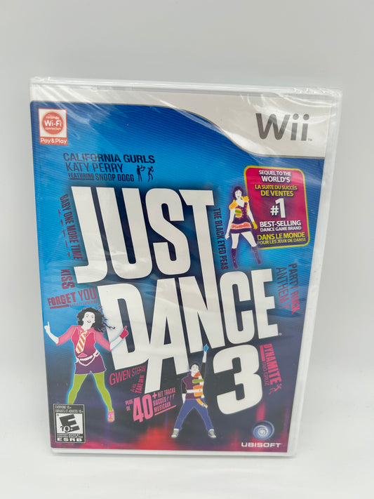PiXEL-RETRO.COM : NINTENDO WII COMPLET CIB NEW SEALED IN BOX MANUAL GAME NTSC JUST DANCE 3