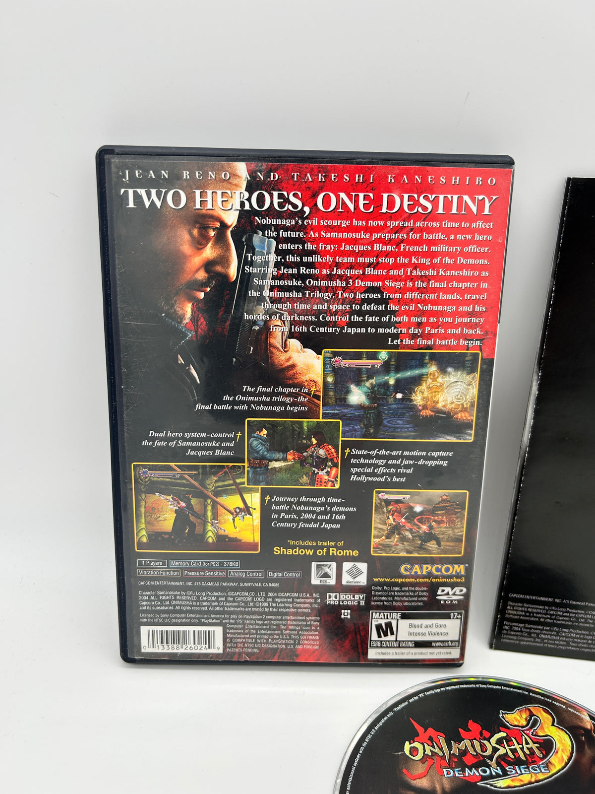 SONY PLAYSTATiON 2 [PS2] | ONiMUSHA 3 DEMON SiEGE