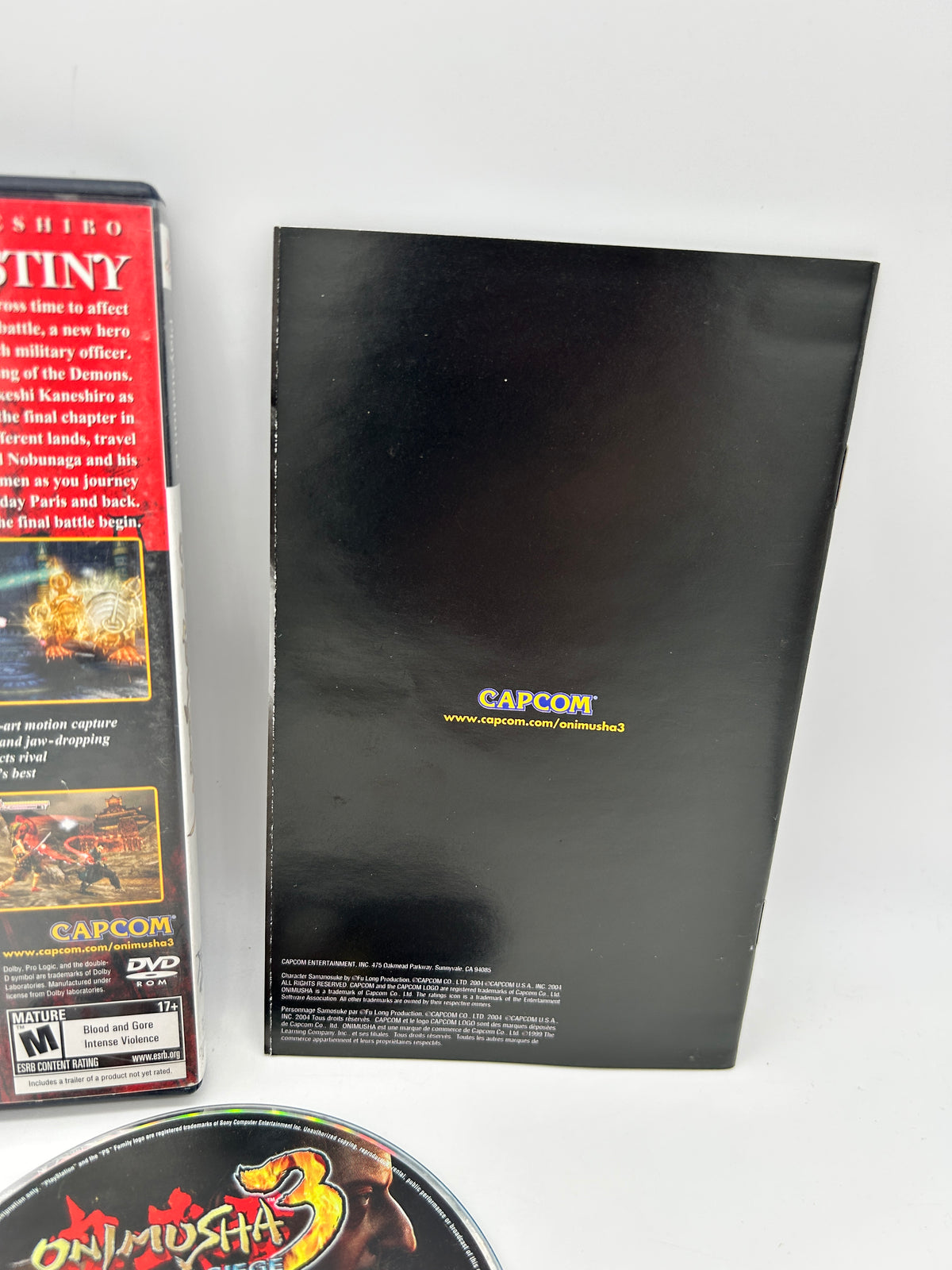 SONY PLAYSTATiON 2 [PS2] | ONiMUSHA 3 DEMON SiEGE