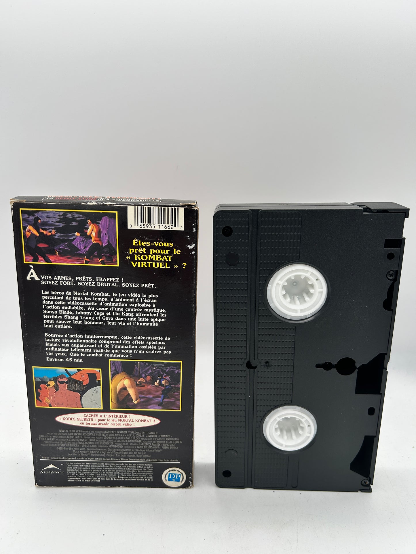 FRENCH VHS MOVIE | MORTAL KOMBAT THE ADVENTURE BEGINS