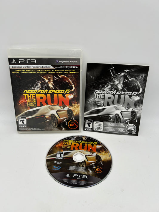 PiXEL-RETRO.COM : SONY PLAYSTATION 3 (PS3) COMPLET CIB BOX MANUAL GAME NTSC NEED FOR SPEED THE RUN