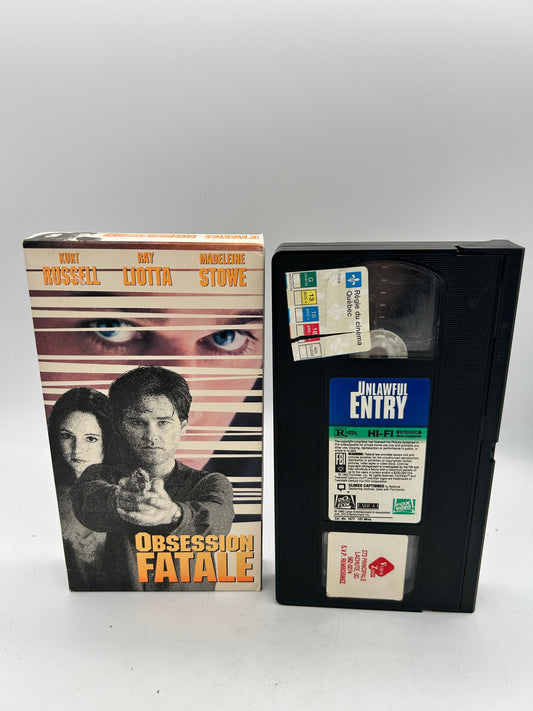FiLM VHS FRANCAiS | OBSESSiON FATALE [UNLAWFUL ENTRY]