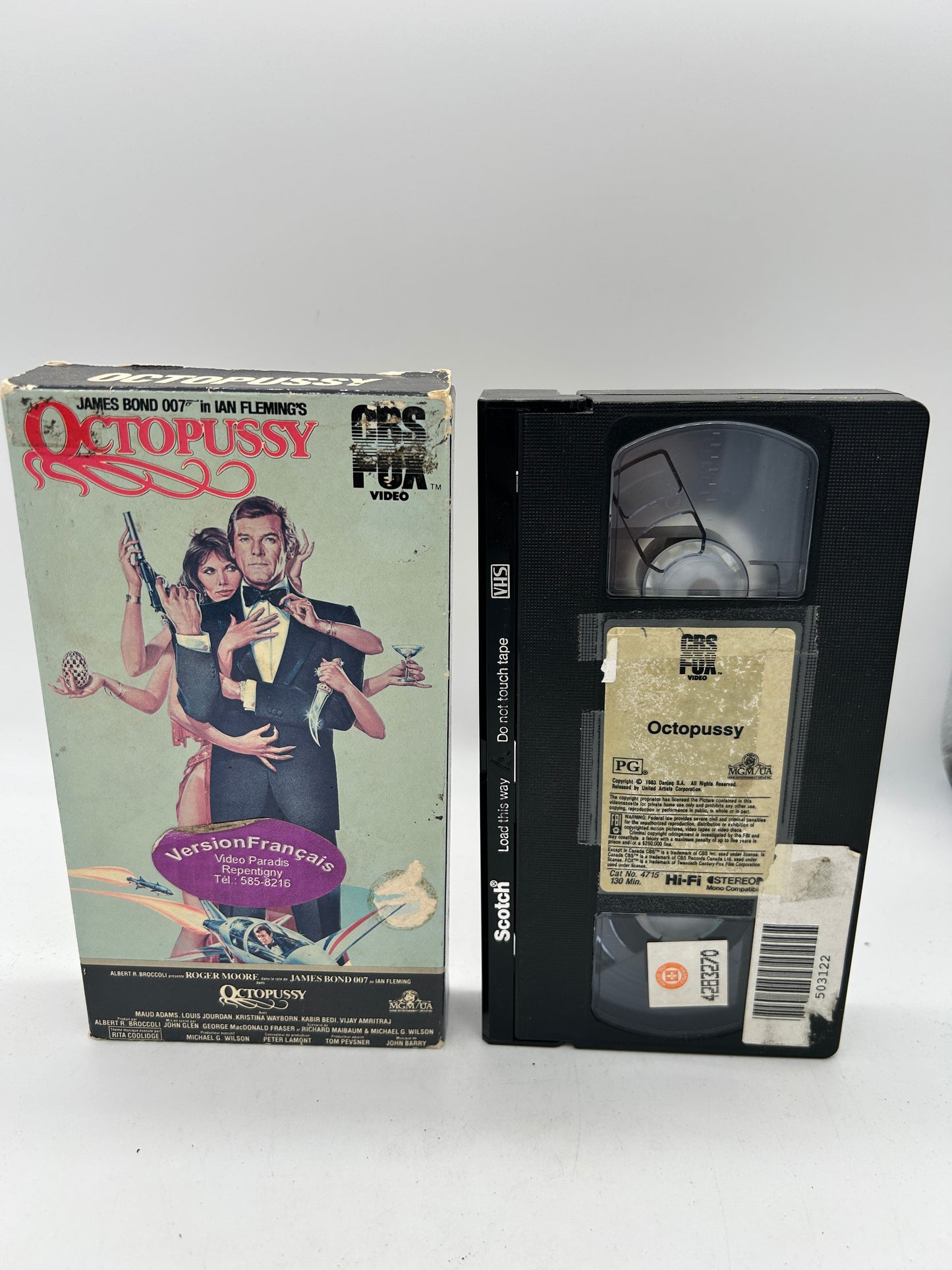 FiLM VHS FRANCAiS | JAMES BOND 007 OCTOPUSSY