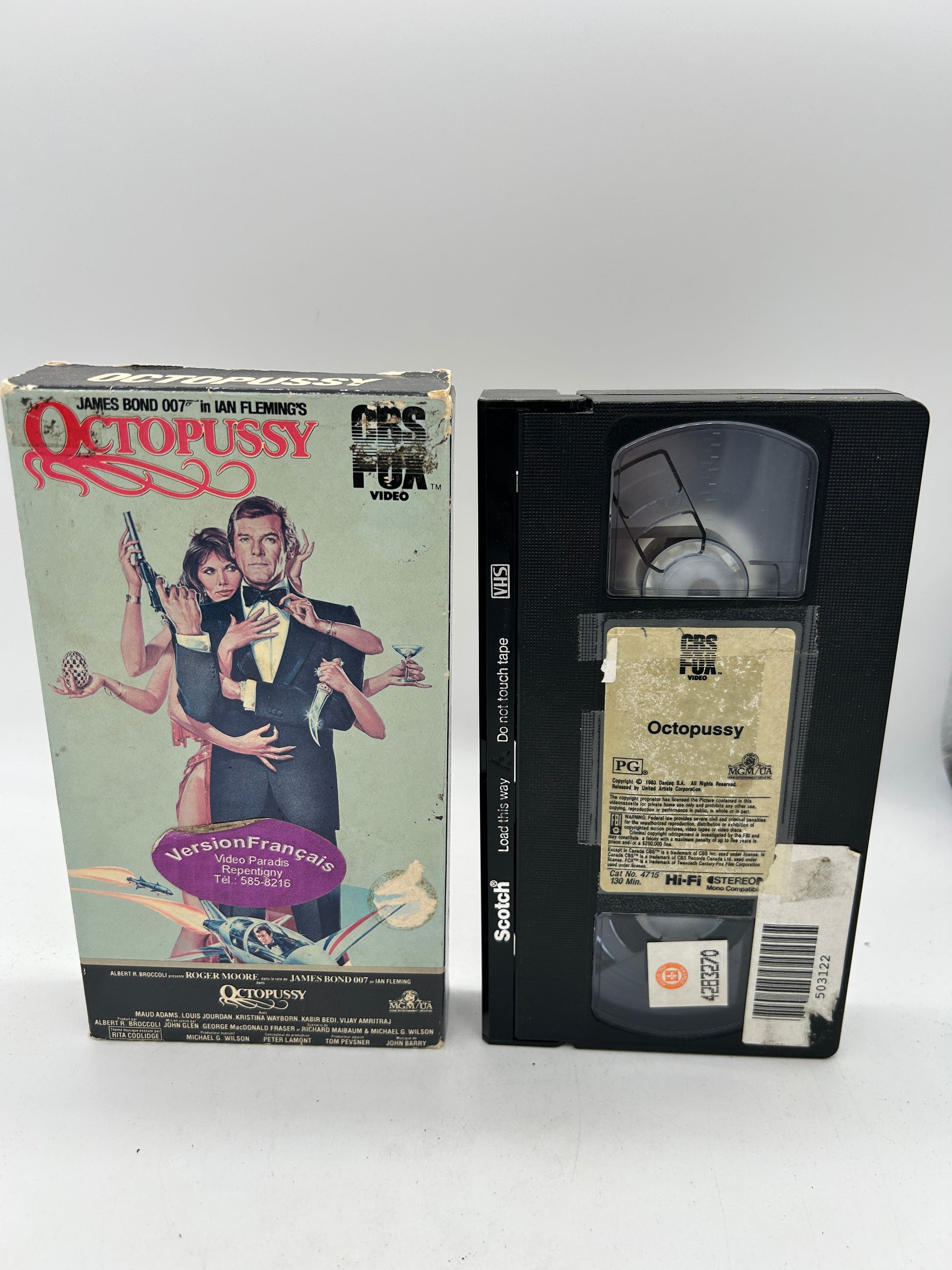 FiLM VHS FRANCAiS | JAMES BOND 007 OCTOPUSSY