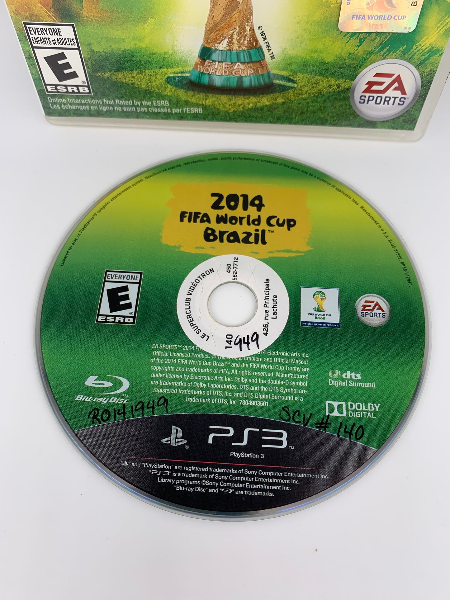SONY PLAYSTATiON 3 [PS3] | FiFA WORLD CUP BRAZiL 2014