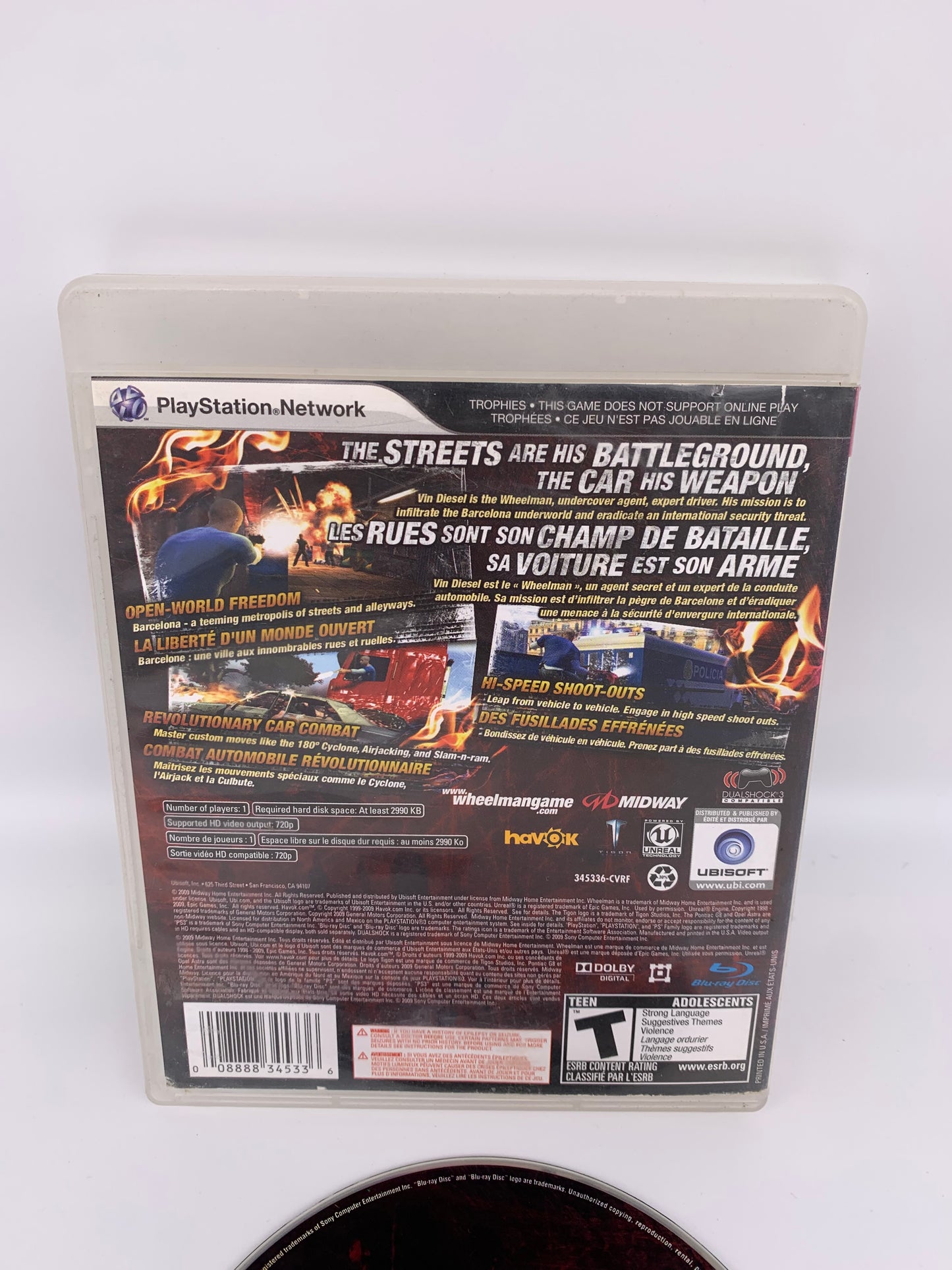 SONY PLAYSTATiON 3 [PS3] | ViN DiESEL WHEELMAN