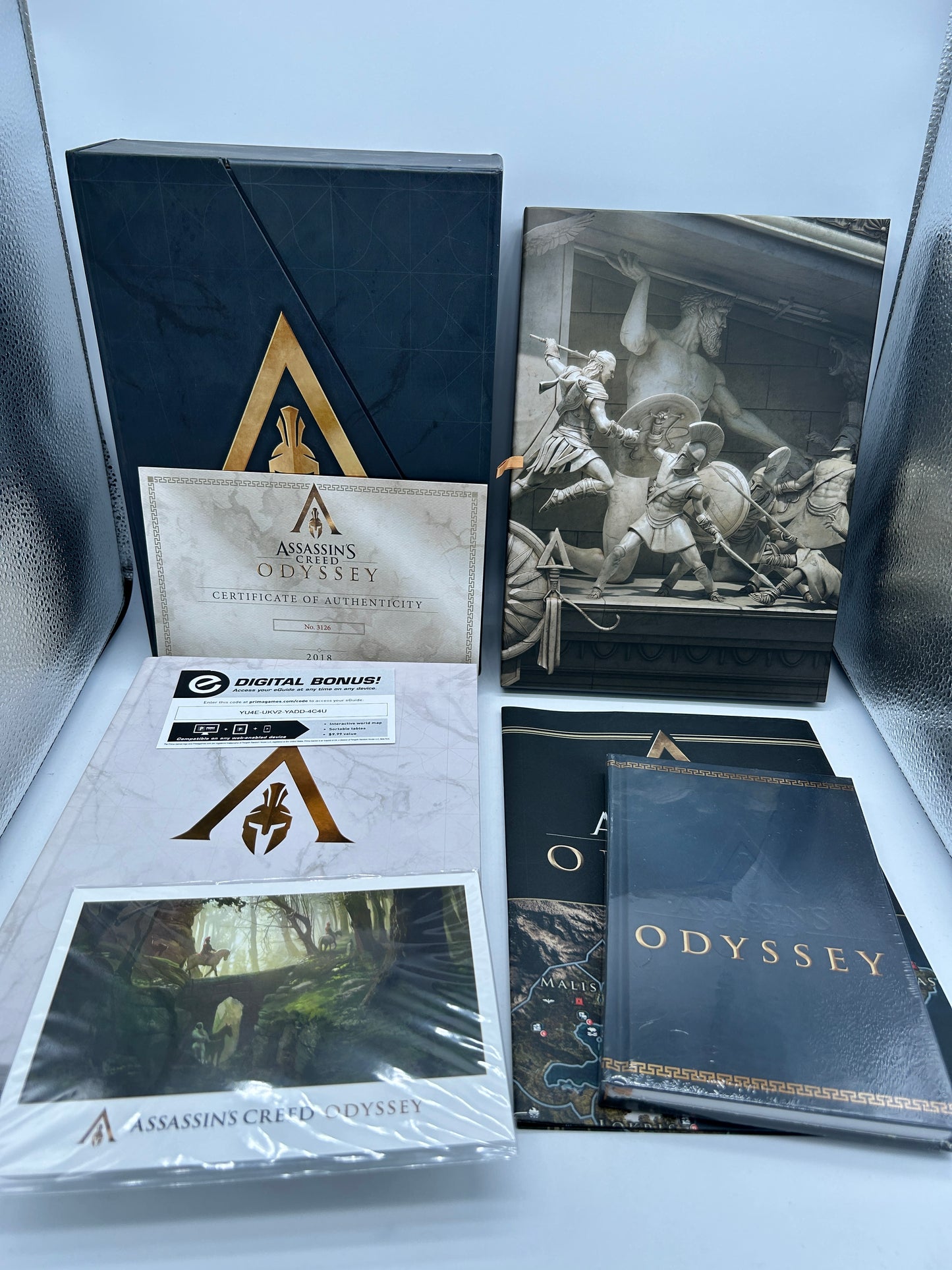 PiXEL-RETRO.COM : BOOKS STRATEGY PLAYER'S GUIDE WALKTHROUGH OFFICIAL ASSASSIN'S CREED ODYSSEY HARDCOVER PRIMA GAMES COLLECTOR'S EDITION