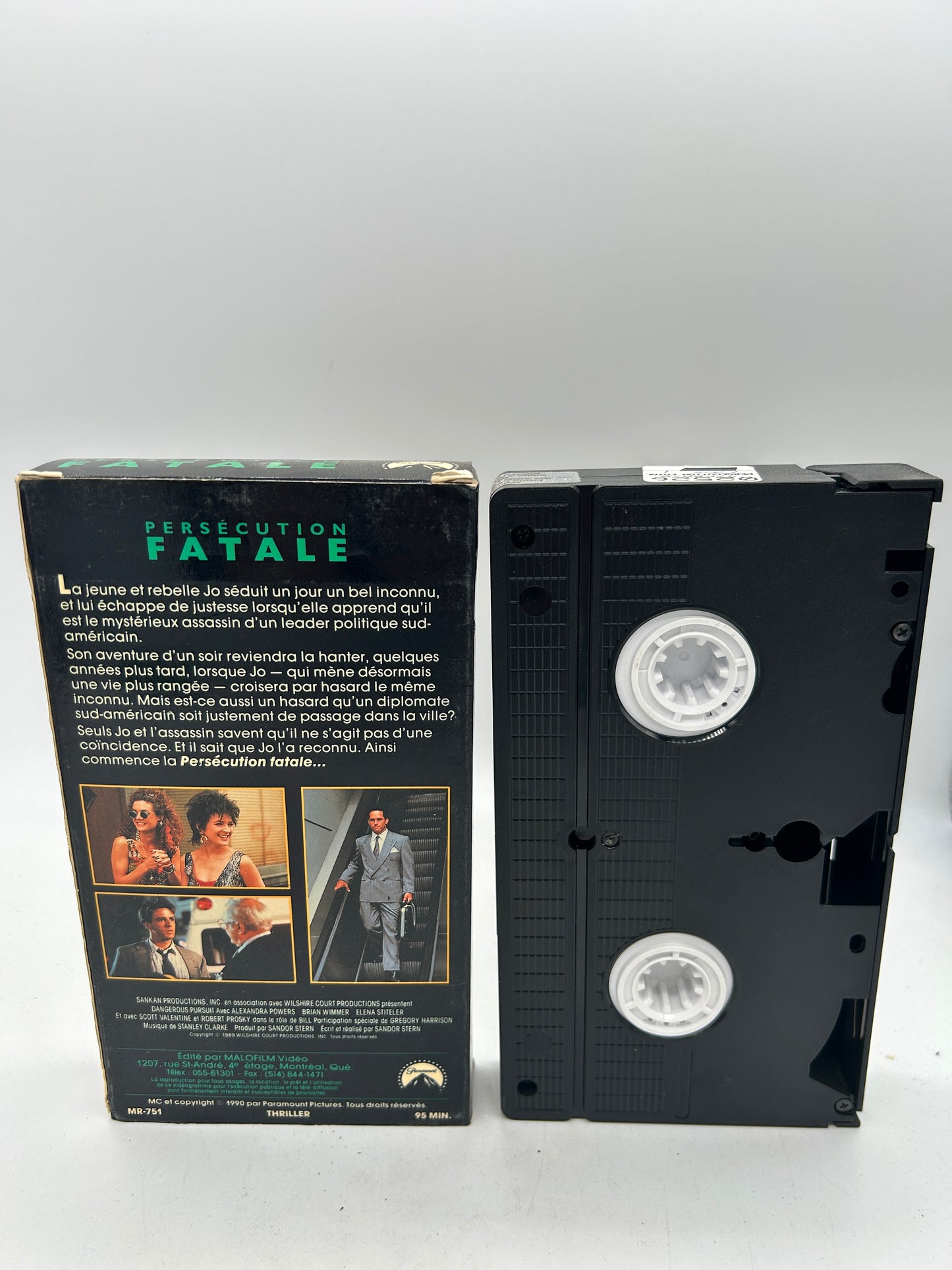 FiLM VHS FRANCAiS | PERSECUTiON FATALE [DANGEROUS PURSUiT]