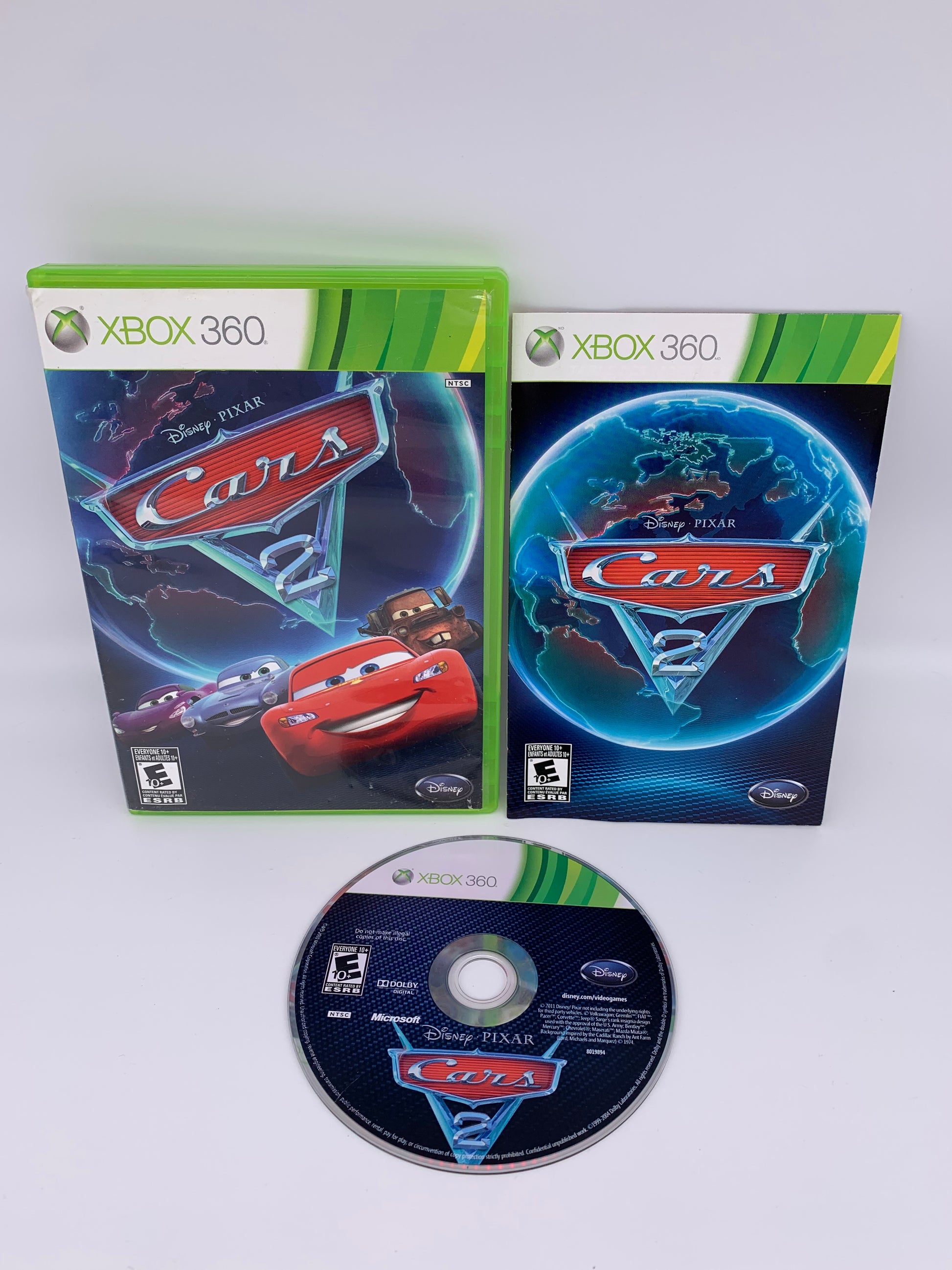 PiXEL-RETRO.COM : MICROSOFT XBOX 360 COMPLETE CIB BOX MANUAL GAME NTSC CARS 2