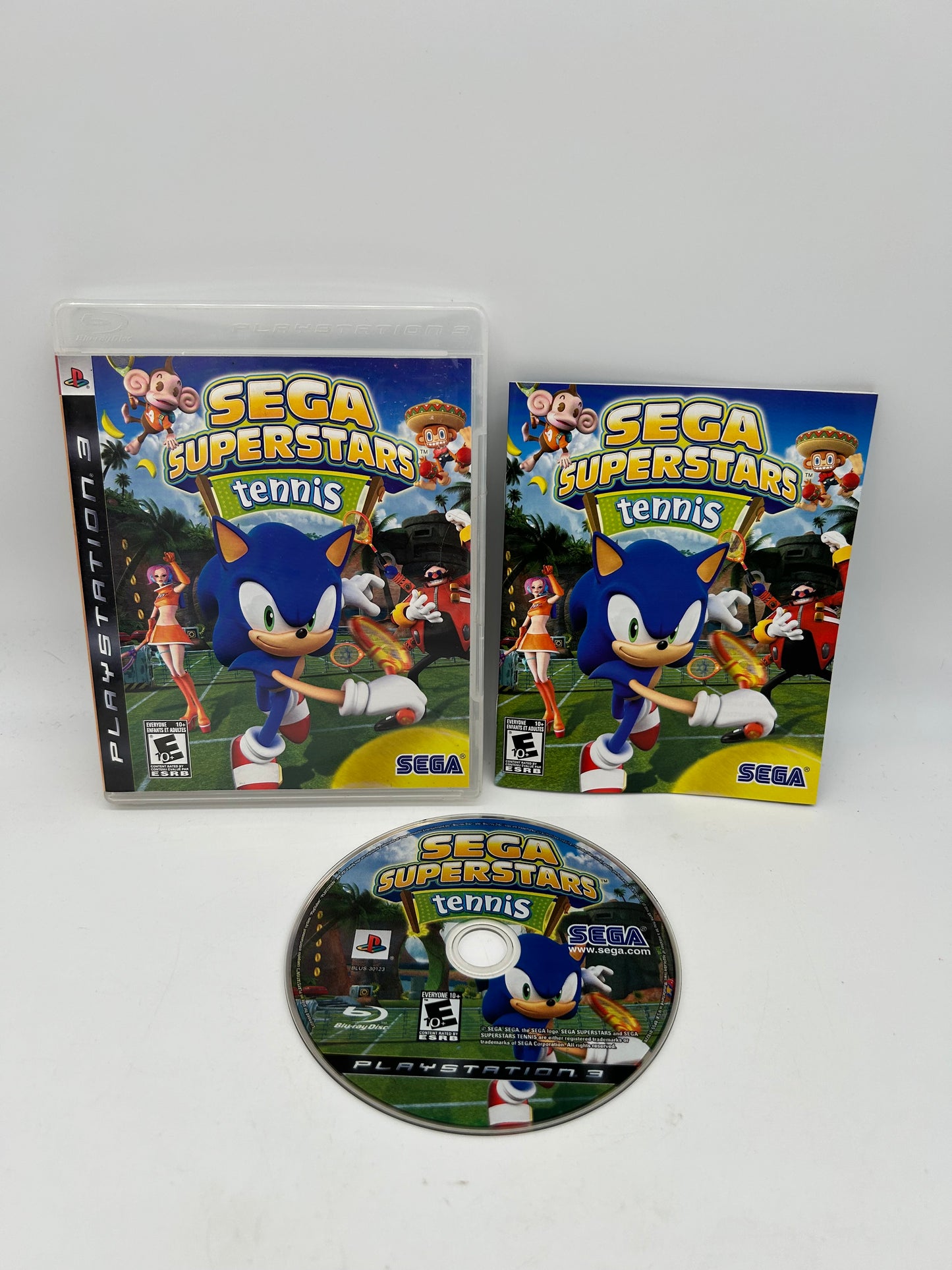 PiXEL-RETRO.COM : SONY PLAYSTATION 3 (PS3) COMPLET CIB BOX MANUAL GAME NTSC SEGA SUPERSTARS TENNIS