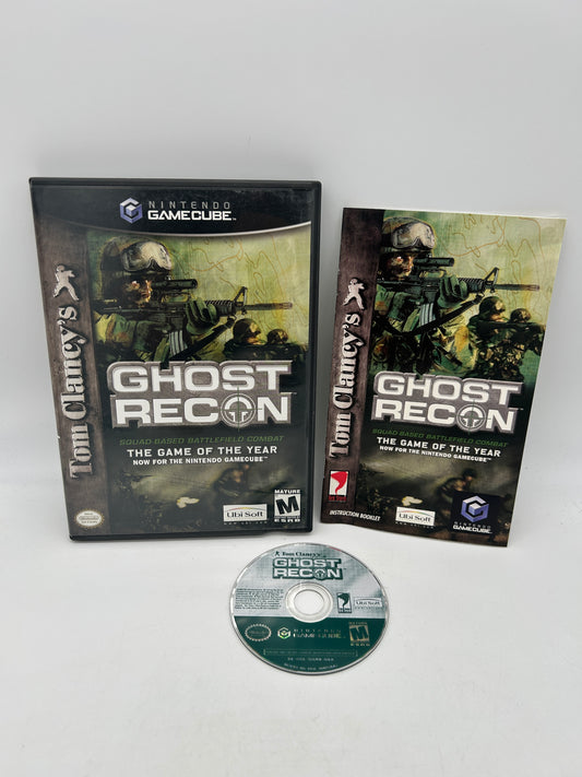PiXEL-RETRO.COM : NINTENDO GAMECUBE COMPLETE CIB BOX MANUAL GAME NTSC TOM CLANCY'S GHOST RECON