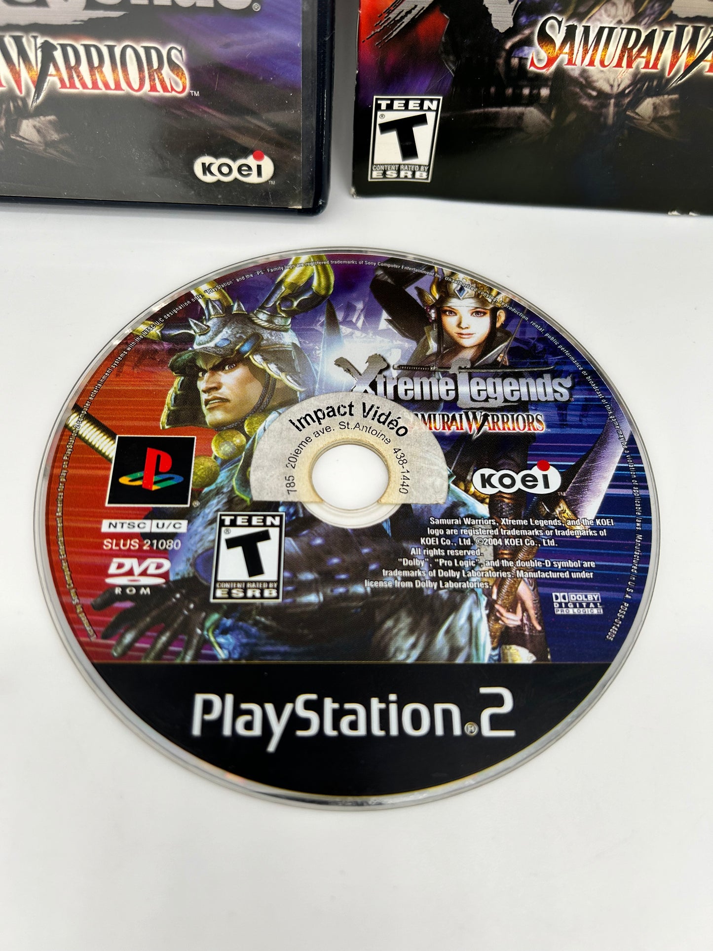 SONY PLAYSTATiON 2 [PS2] | XTREME LEGENDS SAMURAI WARRiORS
