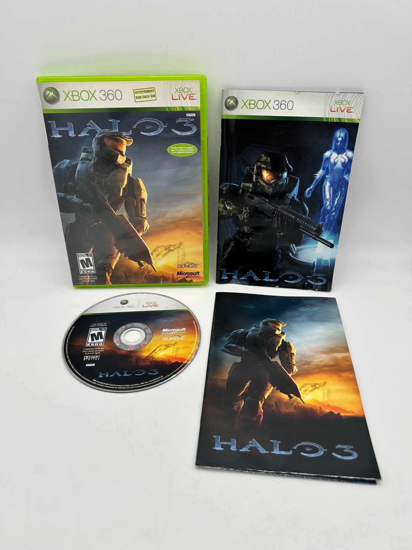 PiXEL-RETRO.COM : MICROSOFT XBOX 360 COMPLETE CIB BOX MANUAL GAME NTSC HALO 3