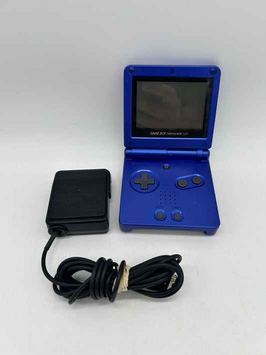 PiXEL-RETRO.COM : NINTENDO GAME BOY ADVANCE SP GBA ORIGINAL VERSION NTSC BLUE UGS-001 