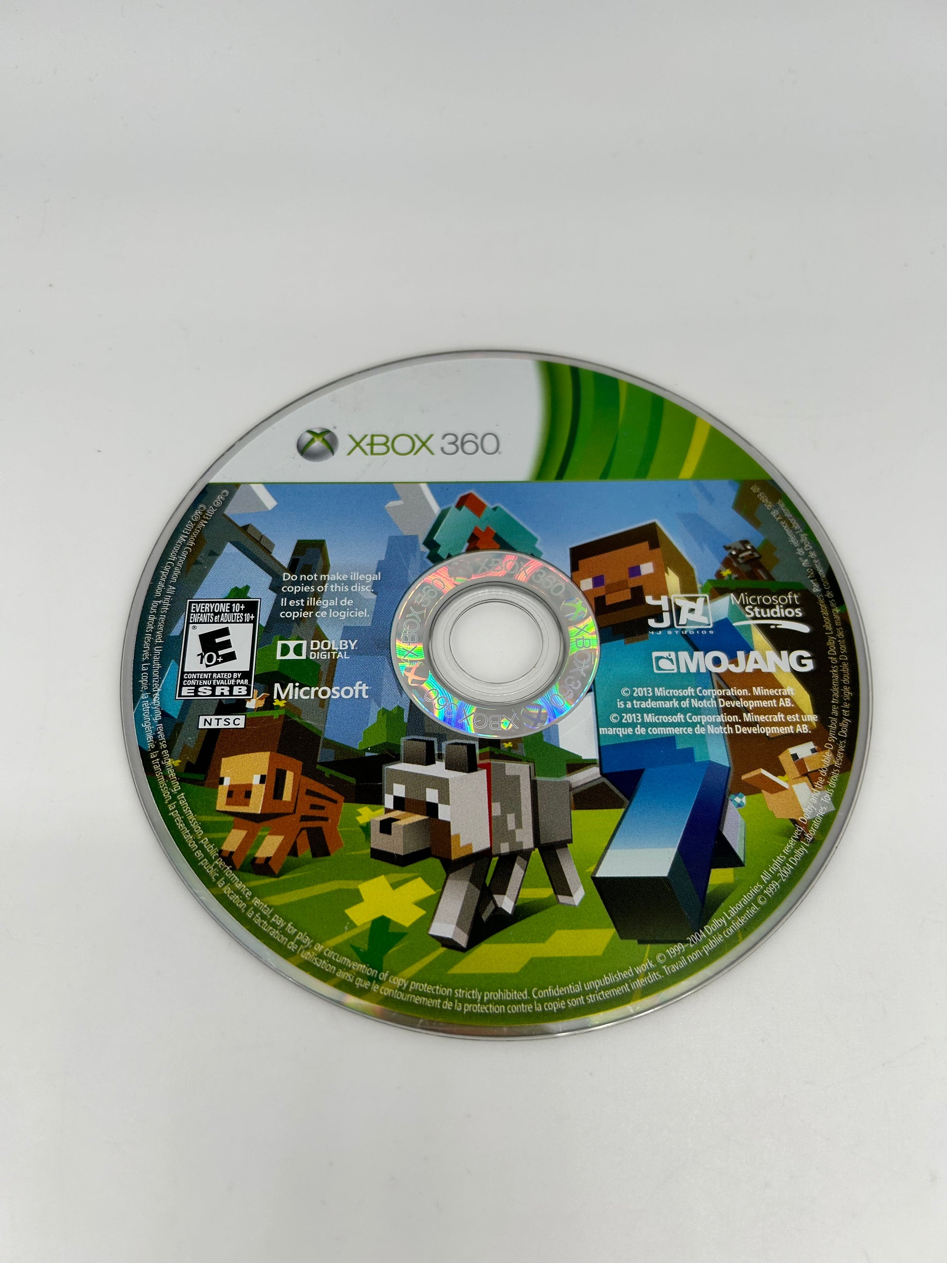 PiXEL-RETRO.COM : MICROSOFT XBOX 360 COMPLETE CIB BOX MANUAL GAME NTSC MINECRAFT