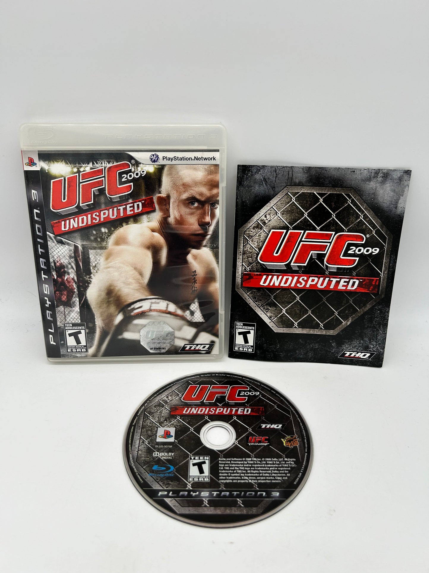 PiXEL-RETRO.COM : SONY PLAYSTATION 3 (PS3) COMPLET CIB BOX MANUAL GAME NTSC UFC UNDISPUTED 2009