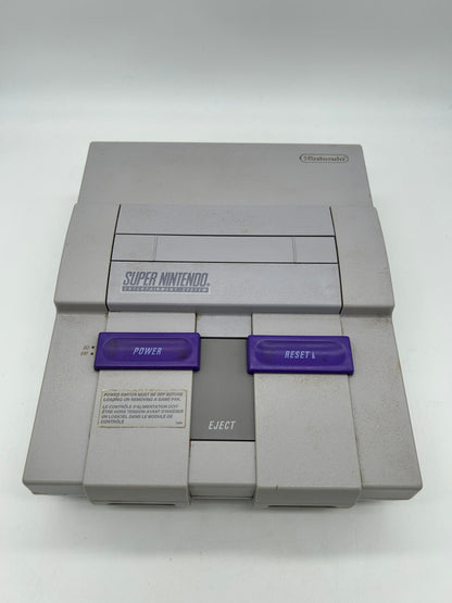 SUPER NiNTENDO [SNES] CONSOLE | MODEL GRiSE CONTROL DECK SNS-001