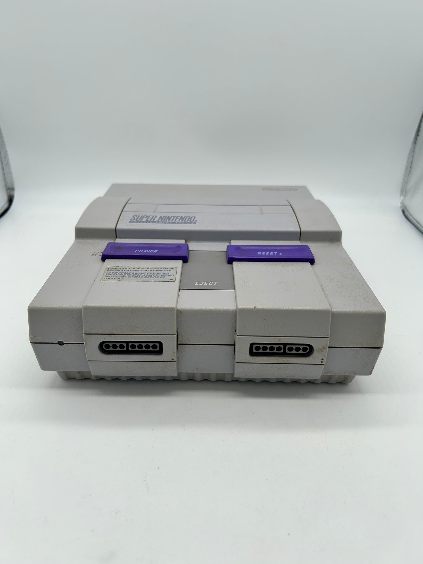 SUPER NiNTENDO [SNES] CONSOLE | MODEL GRiSE CONTROL DECK SNS-001
