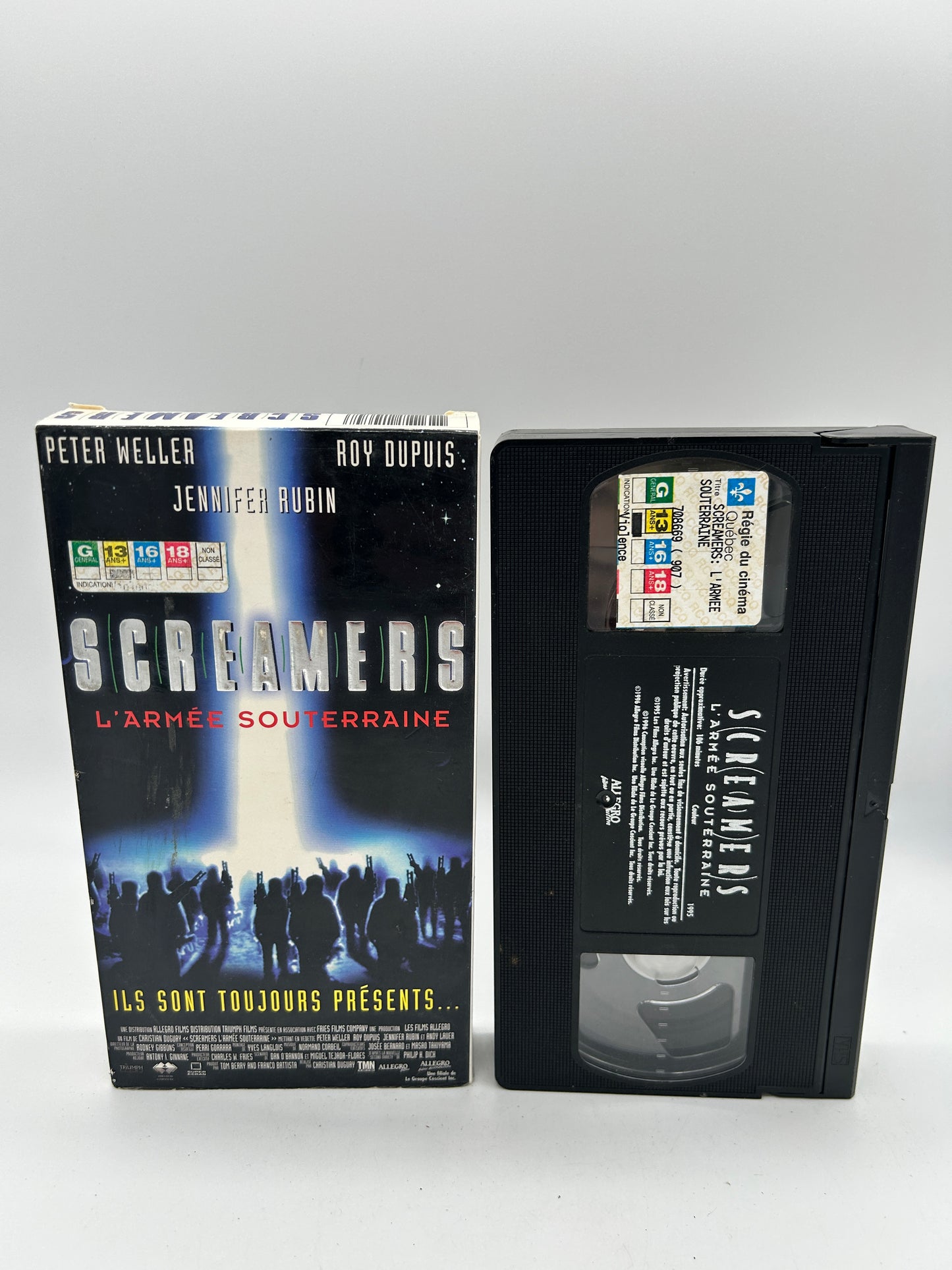 FiLM VHS FRANCAiS | SCREAMERS L'ARMEE SOUTERRAiNE