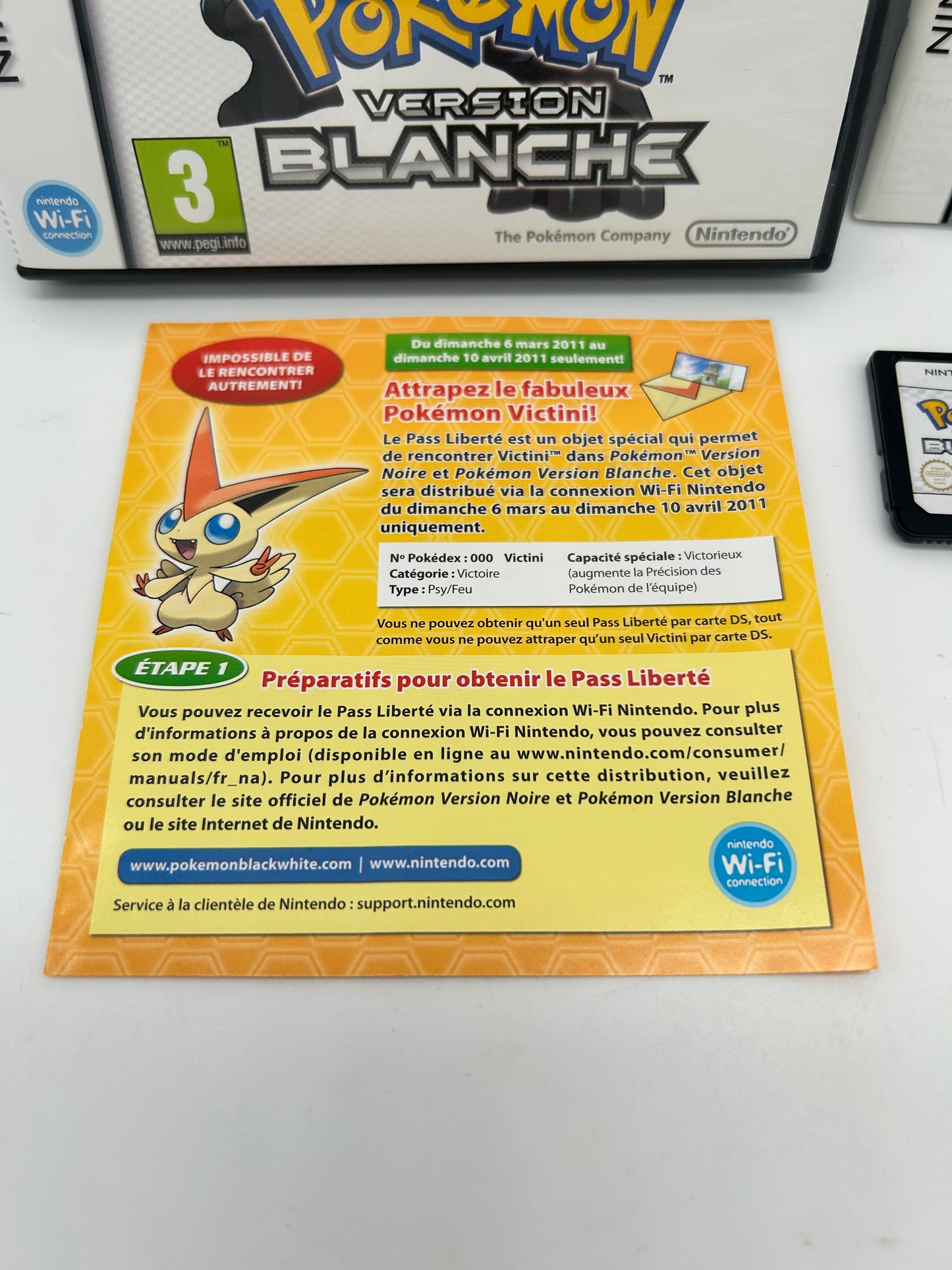 NiNTENDO DS | POKEMON VERSiON BLANCHE WHiTE