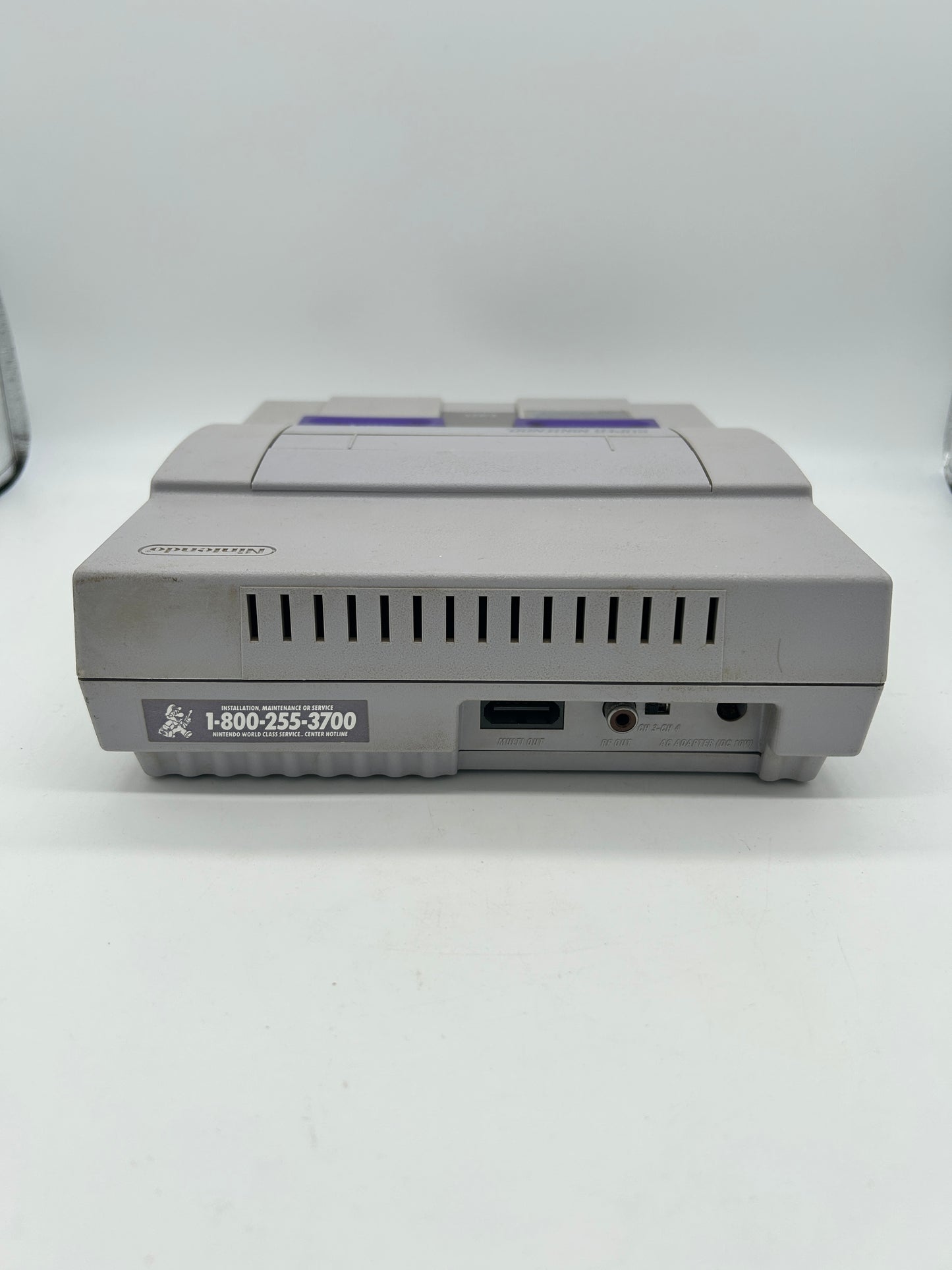 SUPER NiNTENDO [SNES] CONSOLE | MODEL GRiSE CONTROL DECK SNS-001