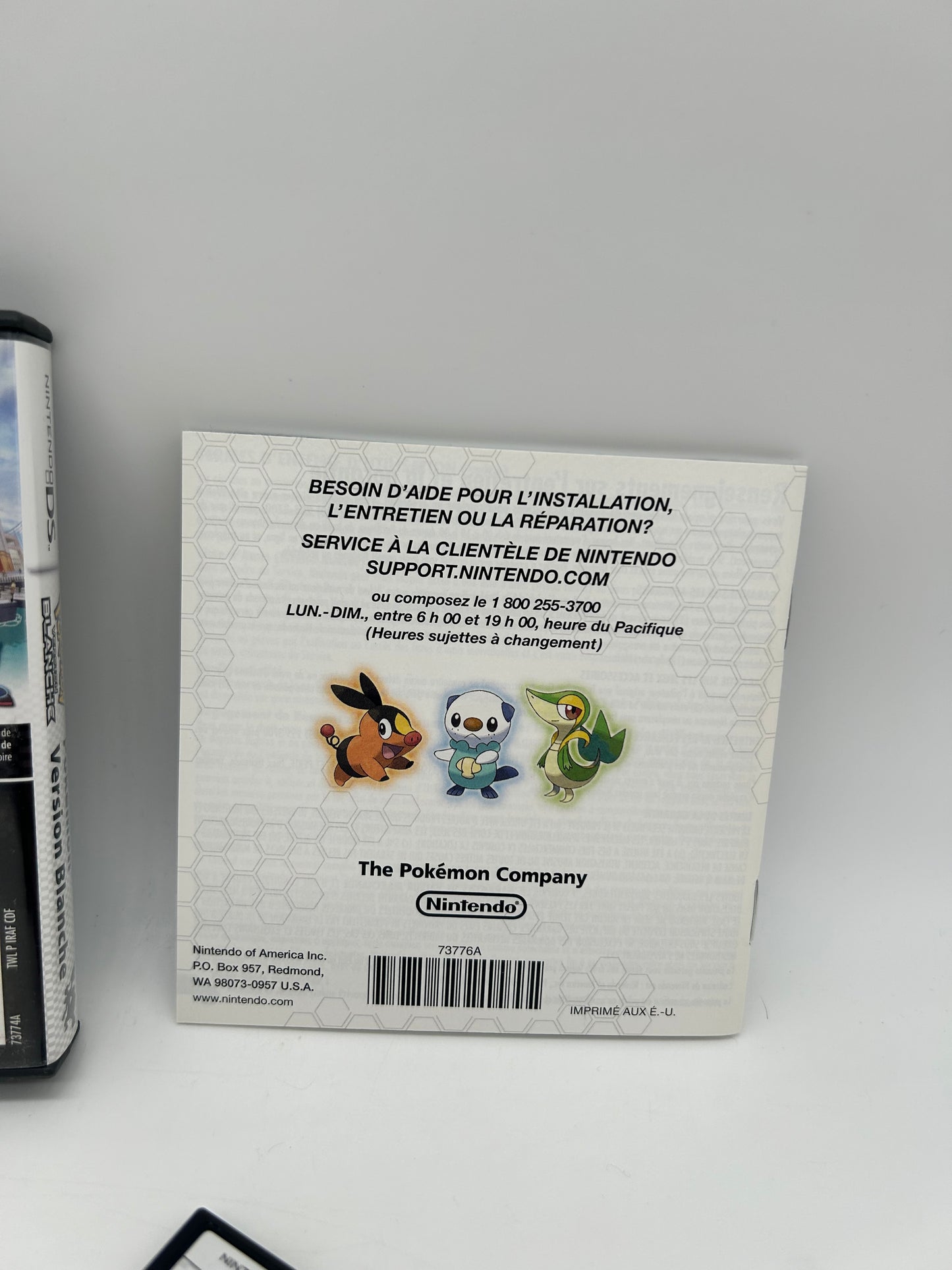 NiNTENDO DS | POKEMON VERSiON BLANCHE WHiTE