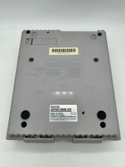 SUPER NiNTENDO [SNES] CONSOLE | MODEL GRiSE CONTROL DECK SNS-001