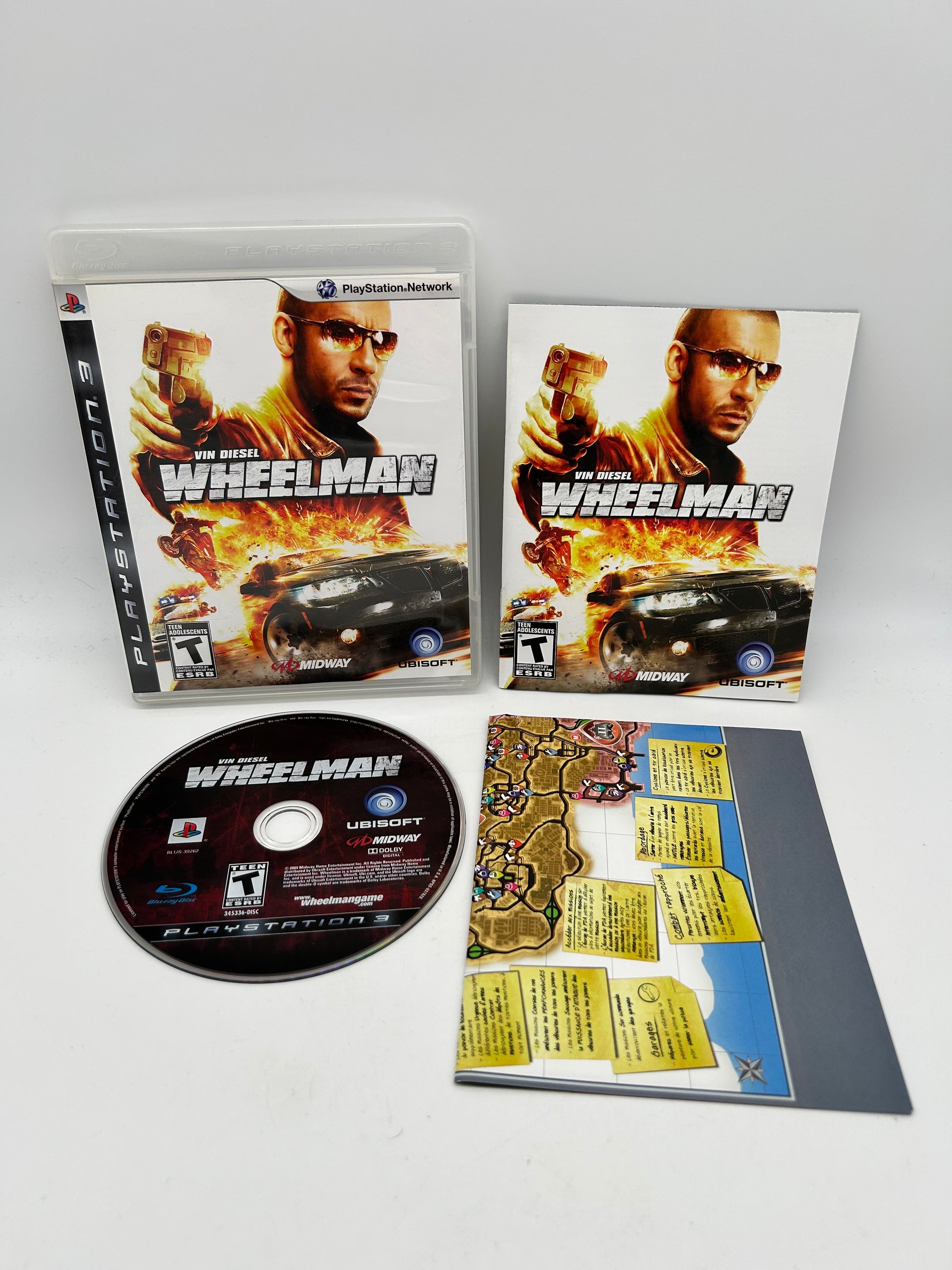 PiXEL-RETRO.COM : SONY PLAYSTATION 3 (PS3) COMPLET CIB BOX MANUAL GAME NTSC VIN DIESEL WHEELMAN