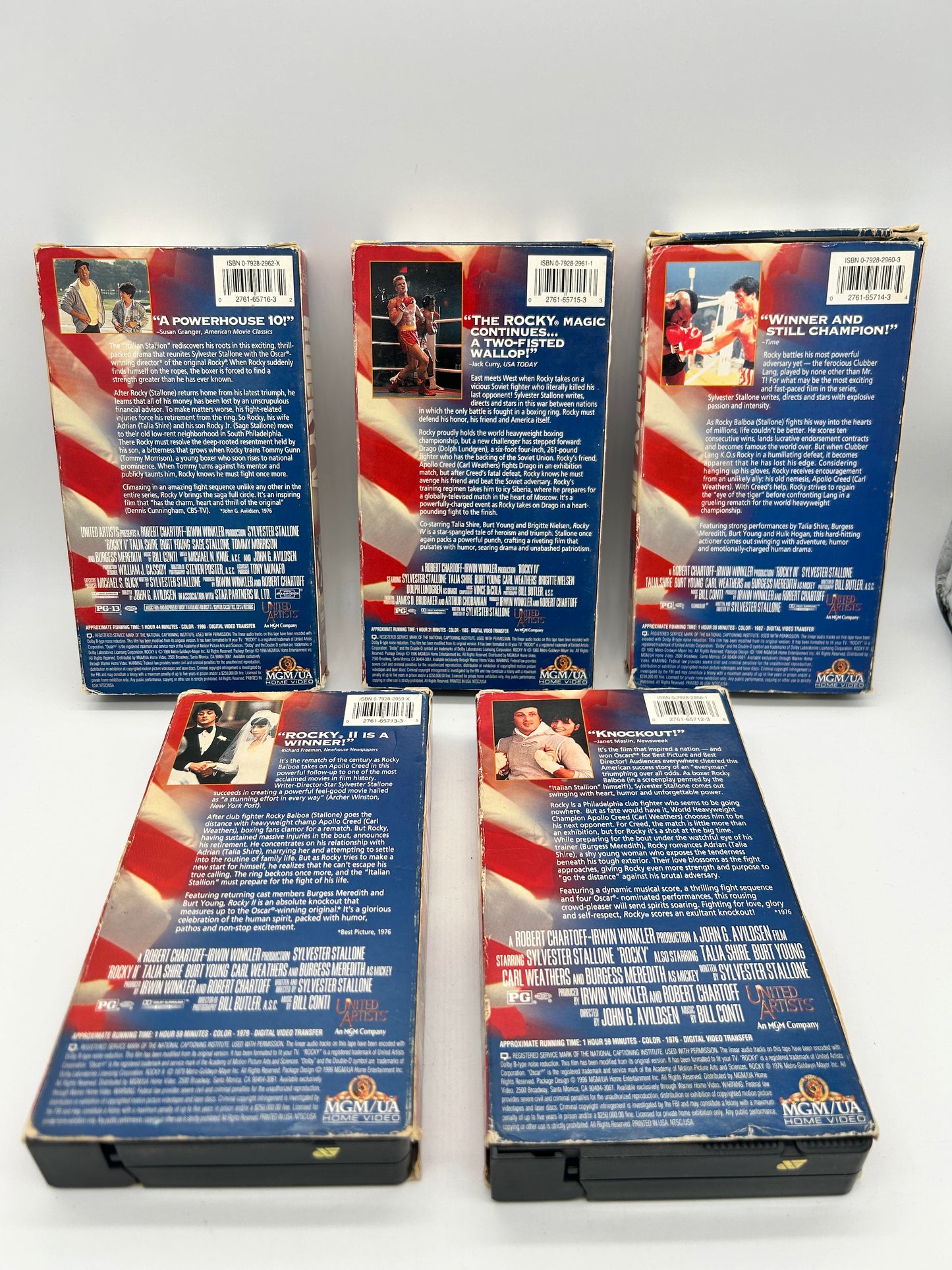 FiLM VHS FRANCAiS | ROCKY COLLECTiON II III IV V