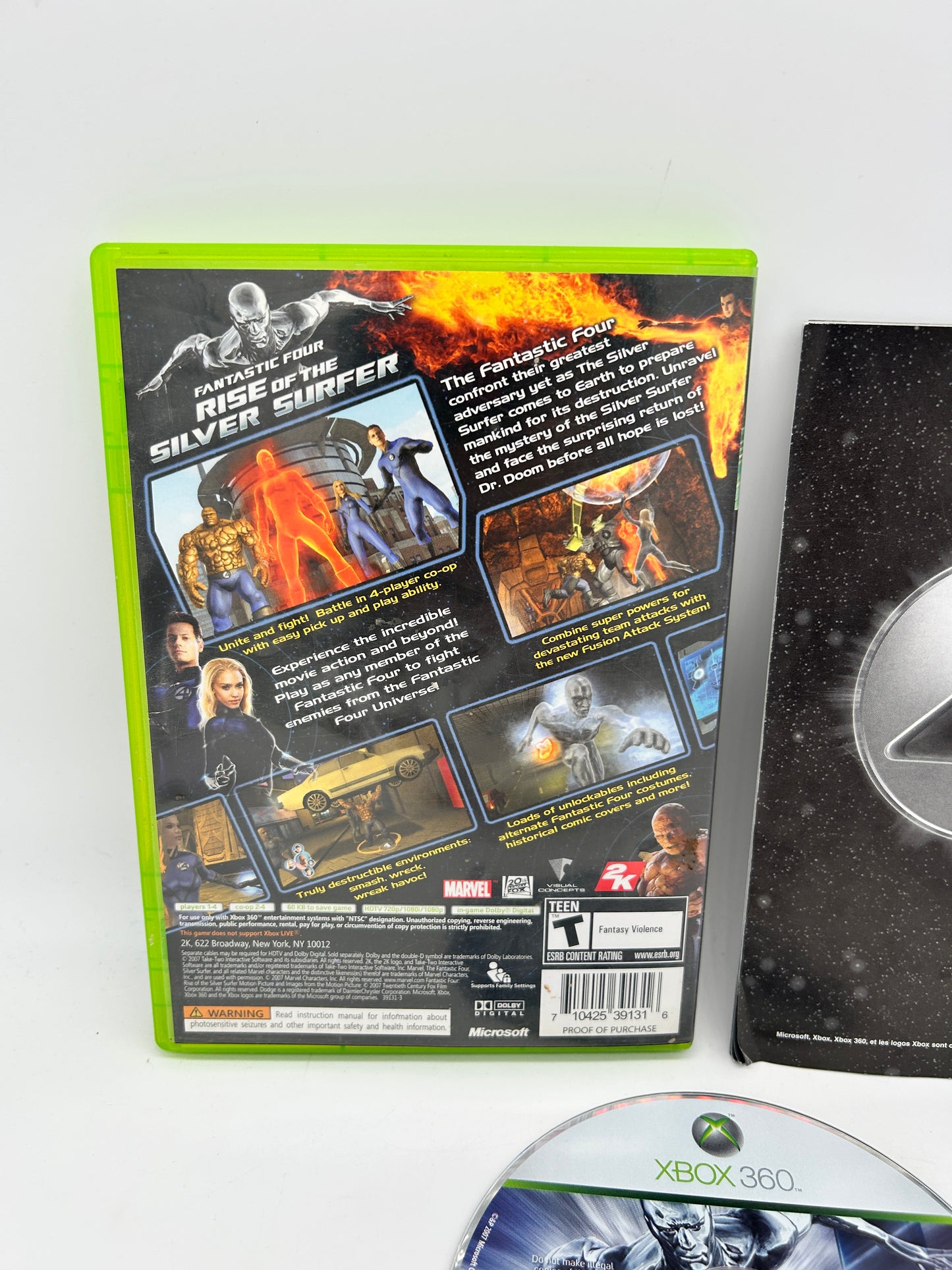 Microsoft XBOX 360 | FANTASTiC FOUR RiSE OF THE SILVER SURFER