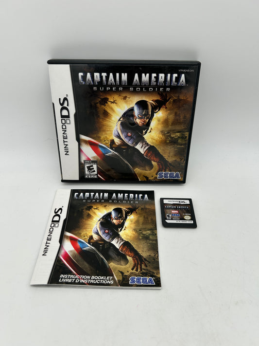 PiXEL-RETRO.COM : NINTENDO DS (DS) COMPLETE CIB BOX MANUAL GAME NTSC CAPTAIN AMERICA SUPER SOLDIER