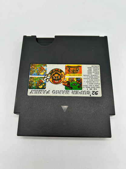 PiXEL-RETRO.COM : NINTENDO ENTERTAiNMENT SYSTEM (NES) 10 IN 1 GAME 92' SUPER MARIO FAMILY NTSC