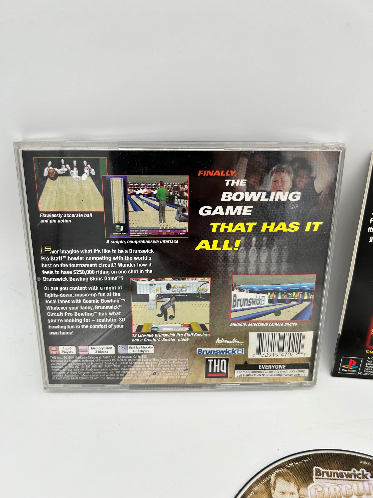 SONY PLAYSTATiON [PS1] | BRUNSWiCK CiRCUiT PRO BOWLiNG