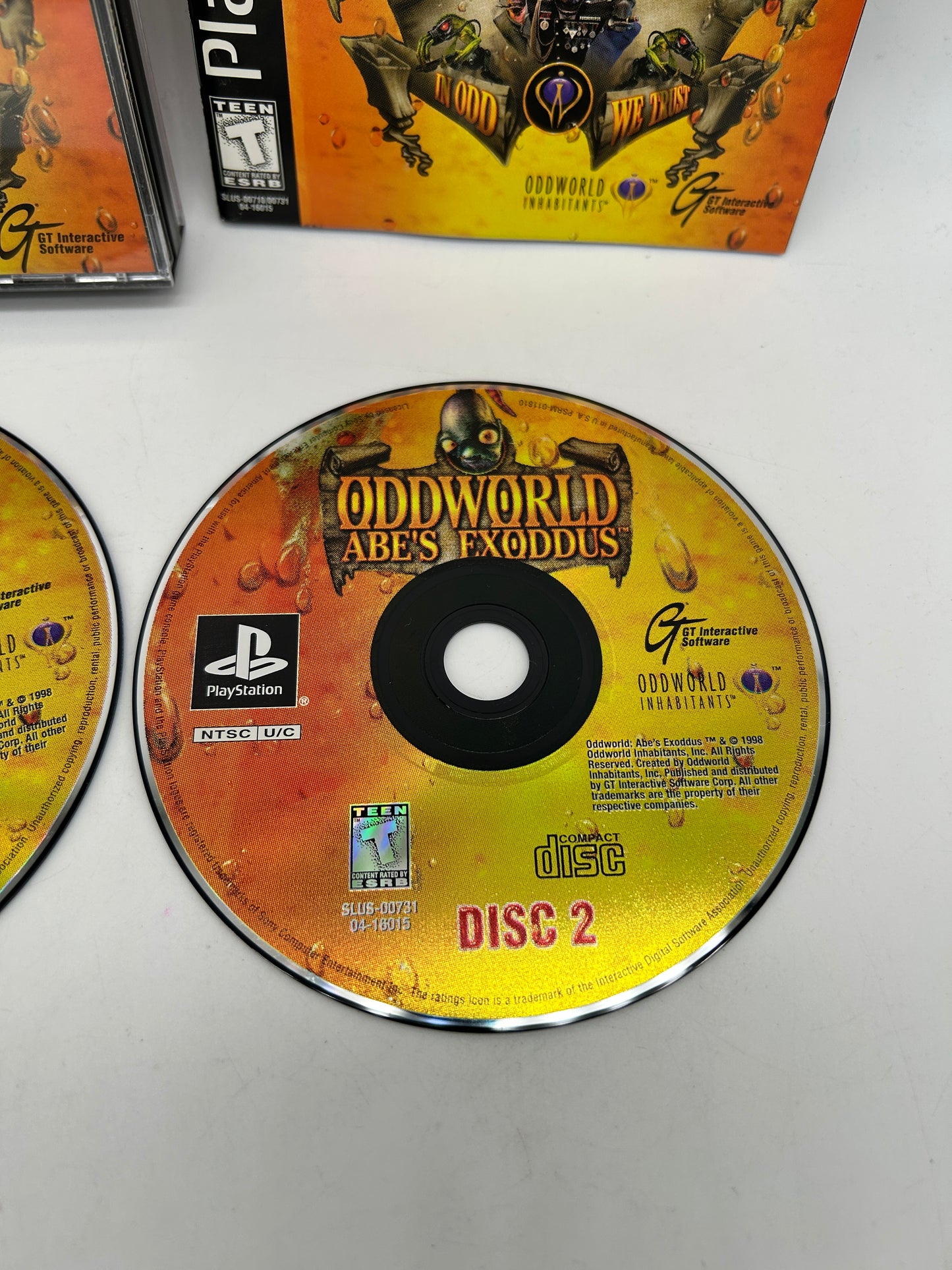 SONY PLAYSTATiON [PS1] | ODDWORLD ABES EXODDUS
