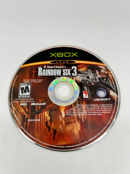 PiXEL-RETRO.COM : MICROSOFT XBOX COMPLETE CIB BOX MANUAL GAME NTSC TOM CLANCY'S RAINBOW SIX 3